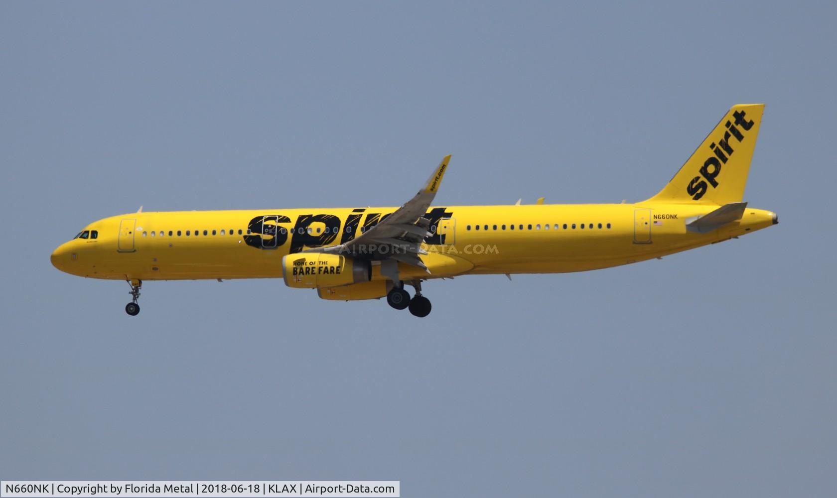 N660NK, 2015 Airbus A321-231 C/N 6804, NKS A321 zx MCO-LAX