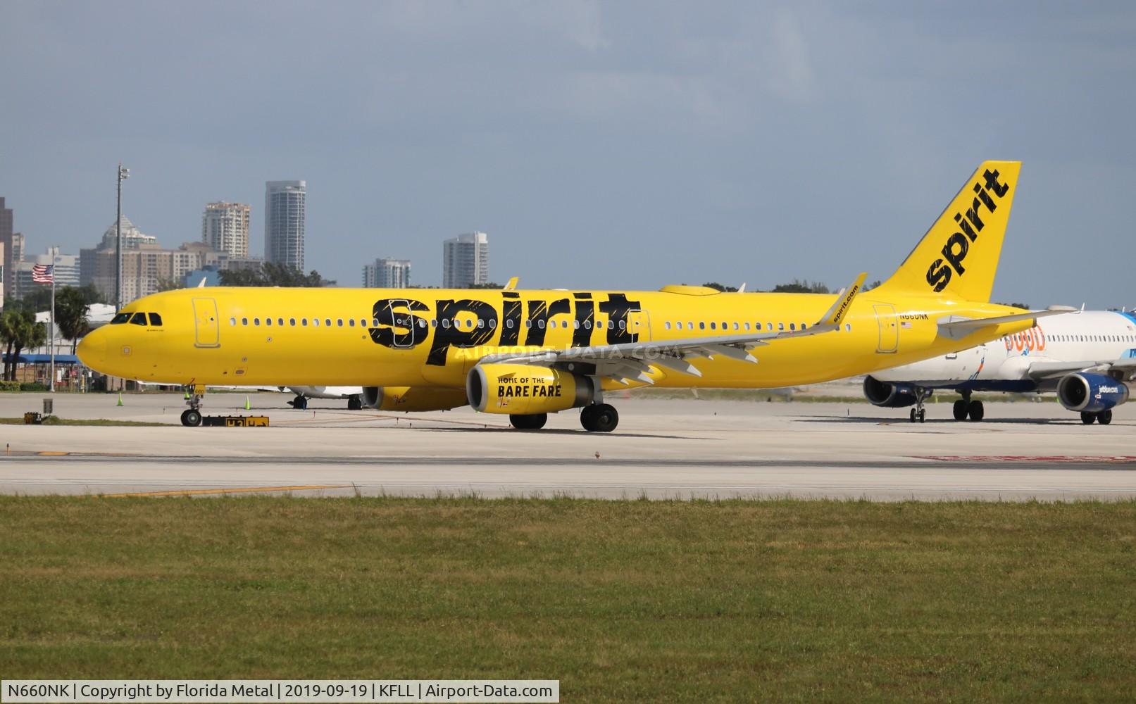 N660NK, 2015 Airbus A321-231 C/N 6804, NKS A321 zx FLL-CUN/MMUN