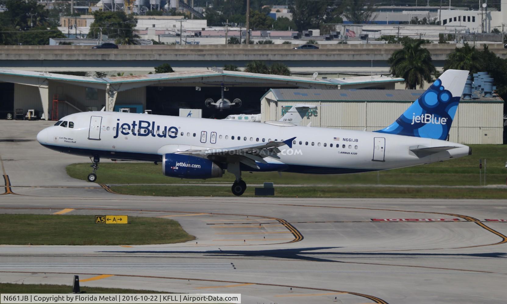 N661JB, 2007 Airbus A320-232 C/N 3228, JBU A320 zx BUF-FLL