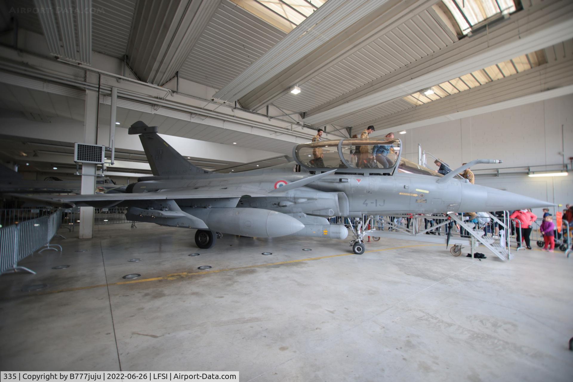 335, 2008 Dassault Rafale B C/N 335, during Saint-Dizier airshow 2022
