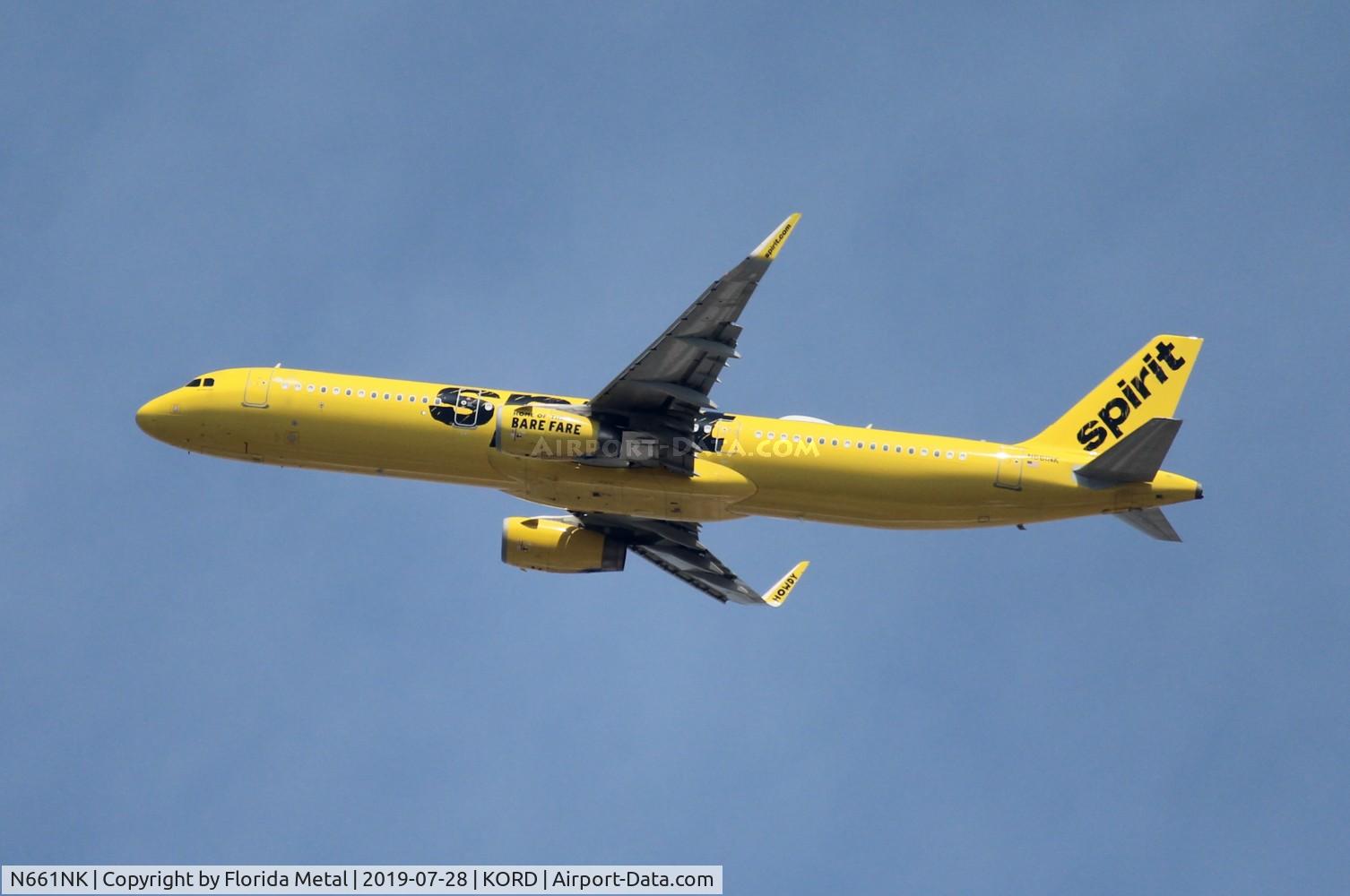 N661NK, 2015 Airbus A321-231 C/N 6867, NKS A321 zx ORD-MCO