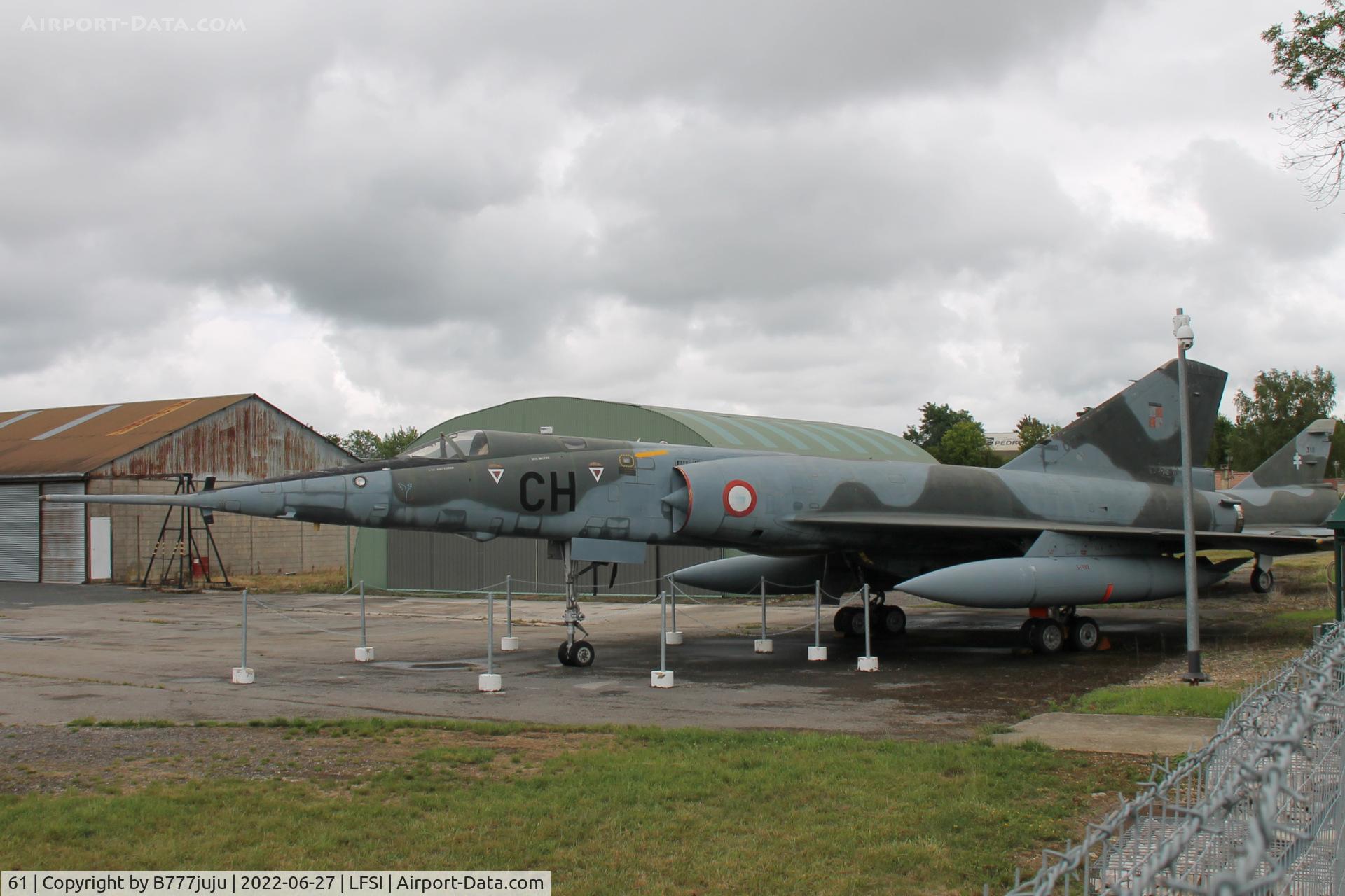 61, Dassault Mirage IVP C/N 61, during Saint-Dizier airshow 2022