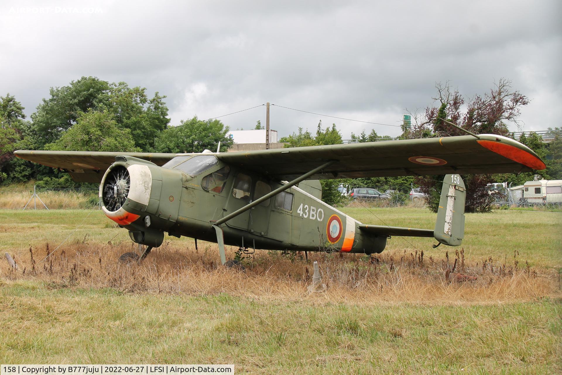 158, Max Holste MH.1521M Broussard C/N 208, during Saint-Dizier airshow 2022