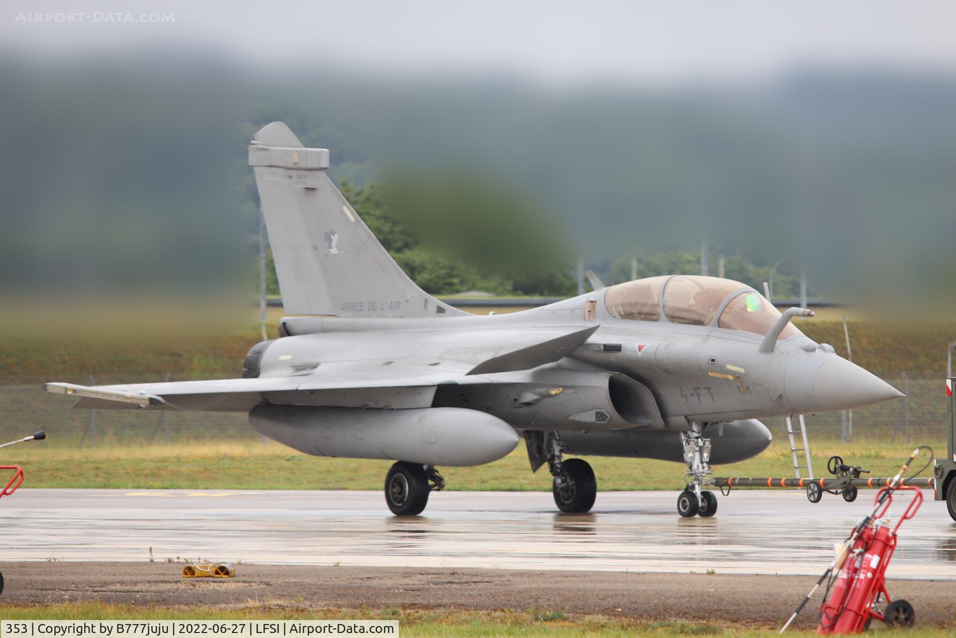 353, Dassault Rafale B C/N 353, during Saint-Dizier Airshow 2022
