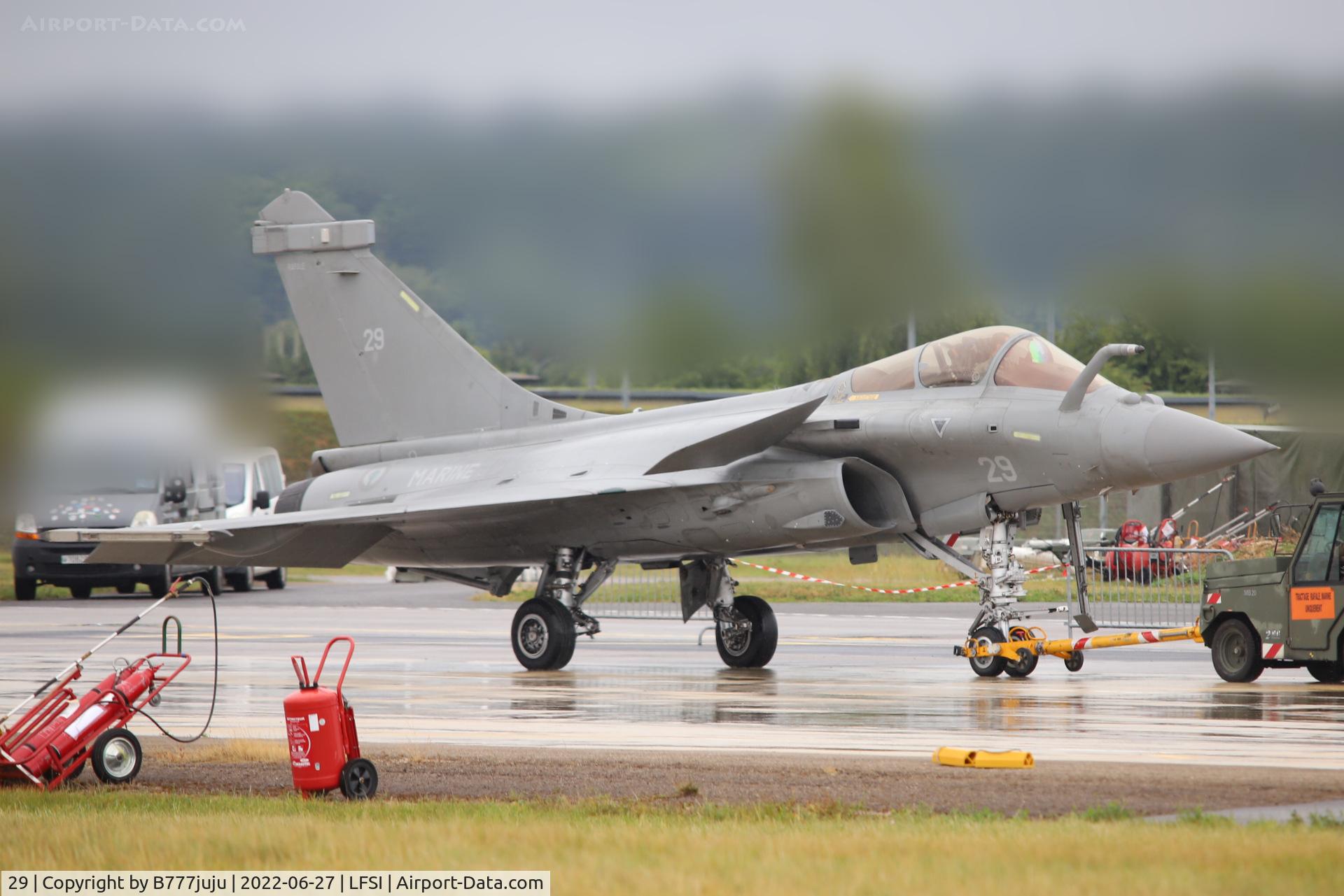 29, Dassault Rafale M C/N 29, during Saint-Dizier Airshow 2022