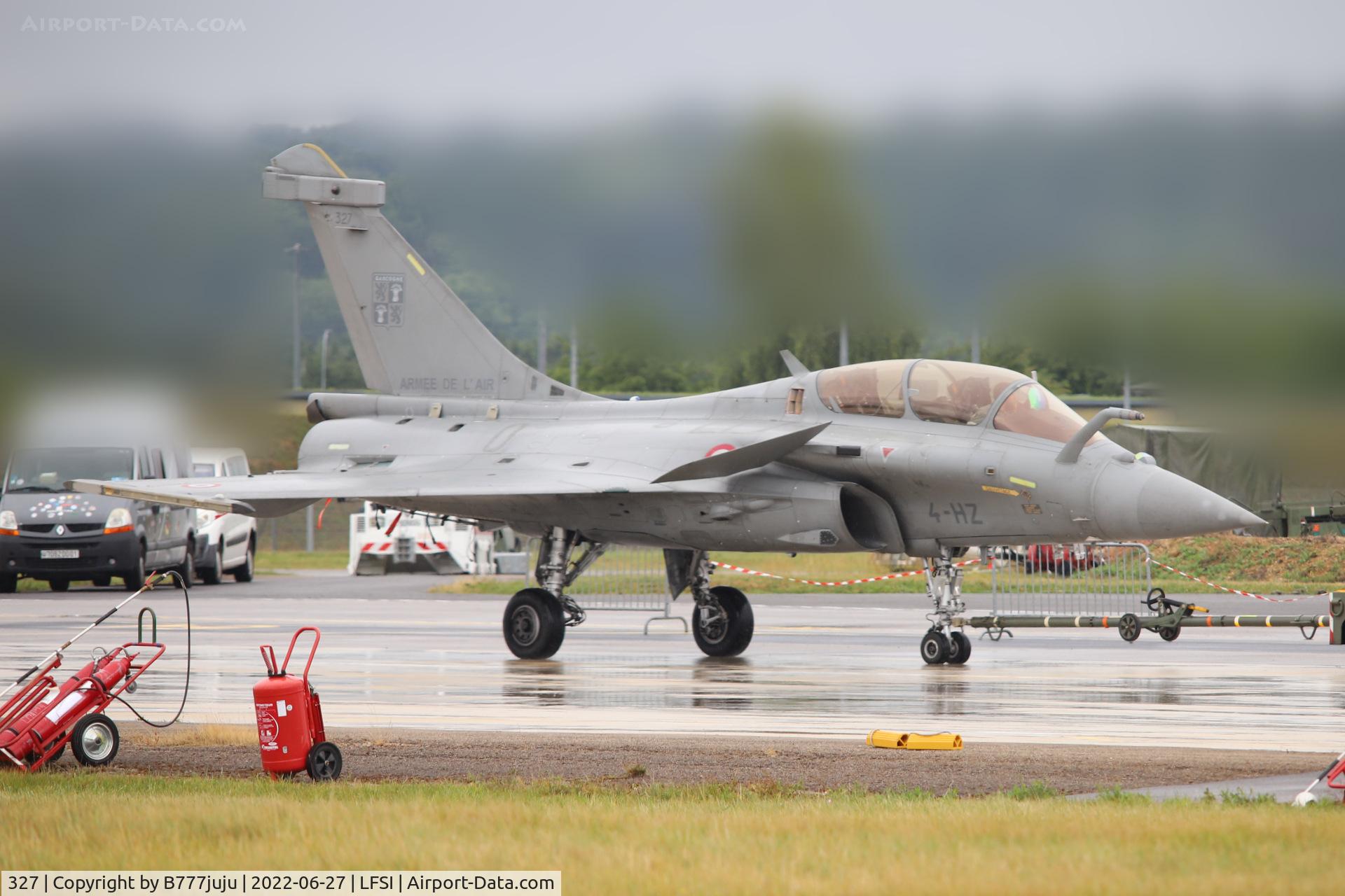 327, 2007 Dassault Rafale B C/N 327, during Saint-Dizier Airshow 2022