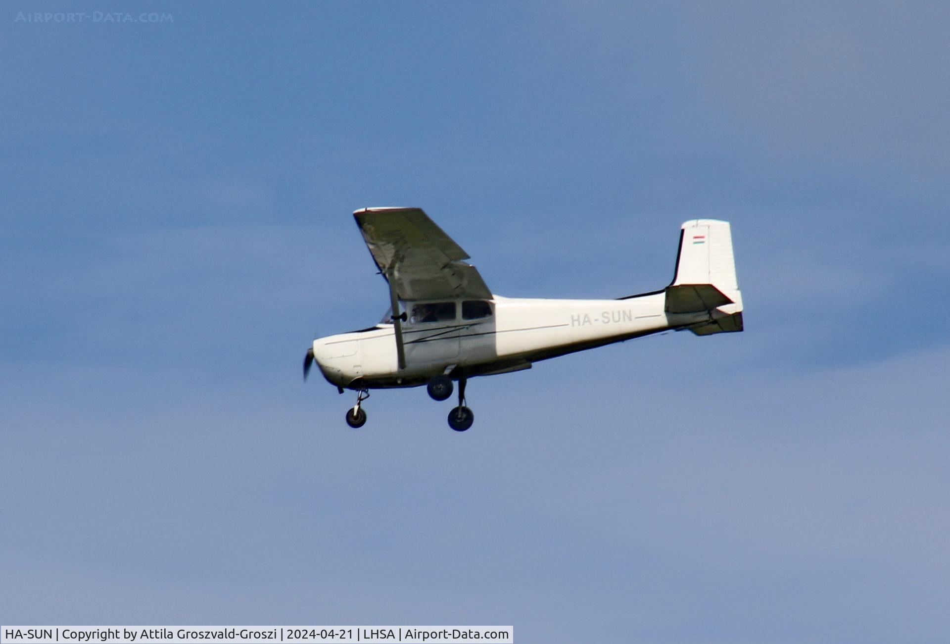 HA-SUN, 1958 Cessna 172 C/N 36536, LHSA - in the airspace of Szentkirályszabadja airport, Hungary