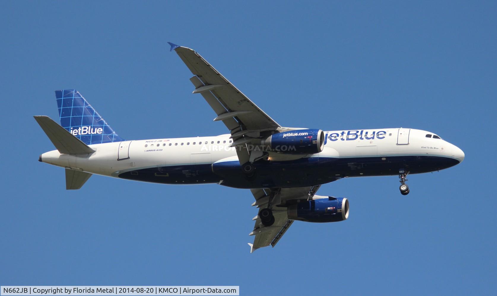 N662JB, 2007 Airbus A320-232 C/N 3263, JBU A320 zx ALB-MCO