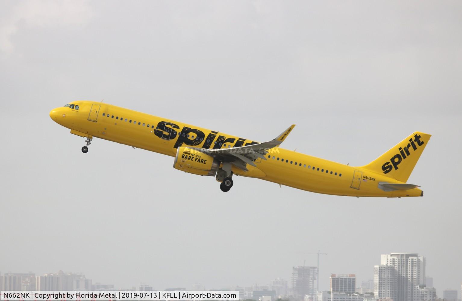 N662NK, 2015 Airbus A321-231 C/N 6897, NKS A321 zx FLL-DFW