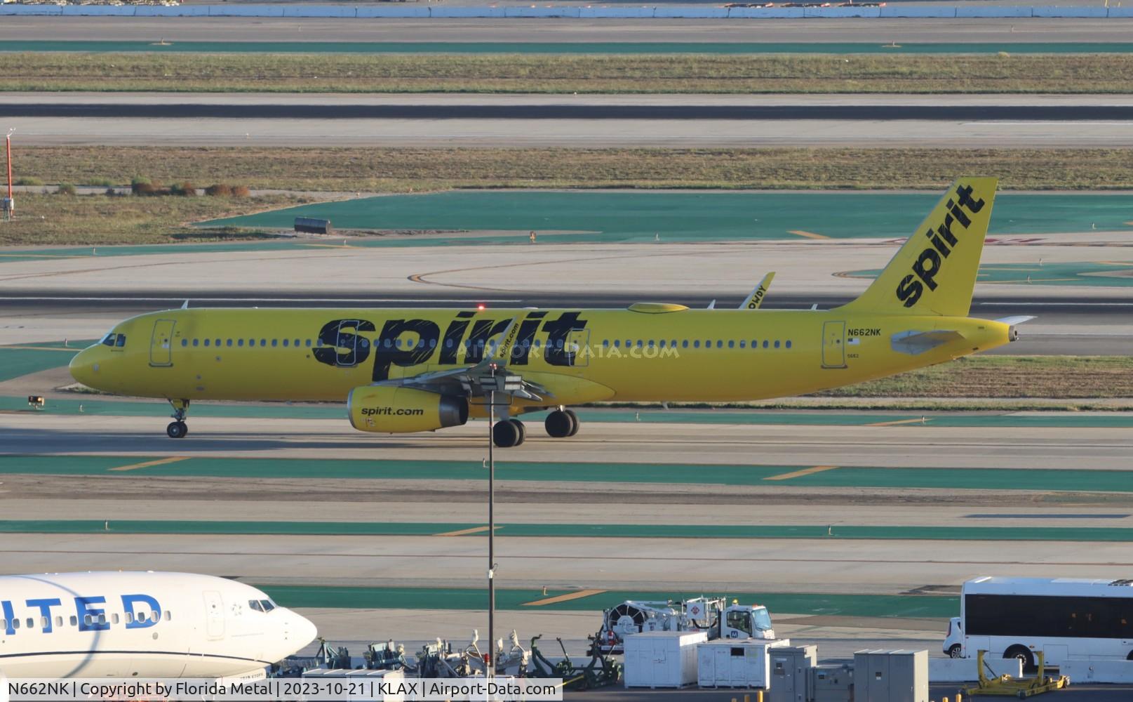 N662NK, 2015 Airbus A321-231 C/N 6897, NKS A321 zx LAX-DFW