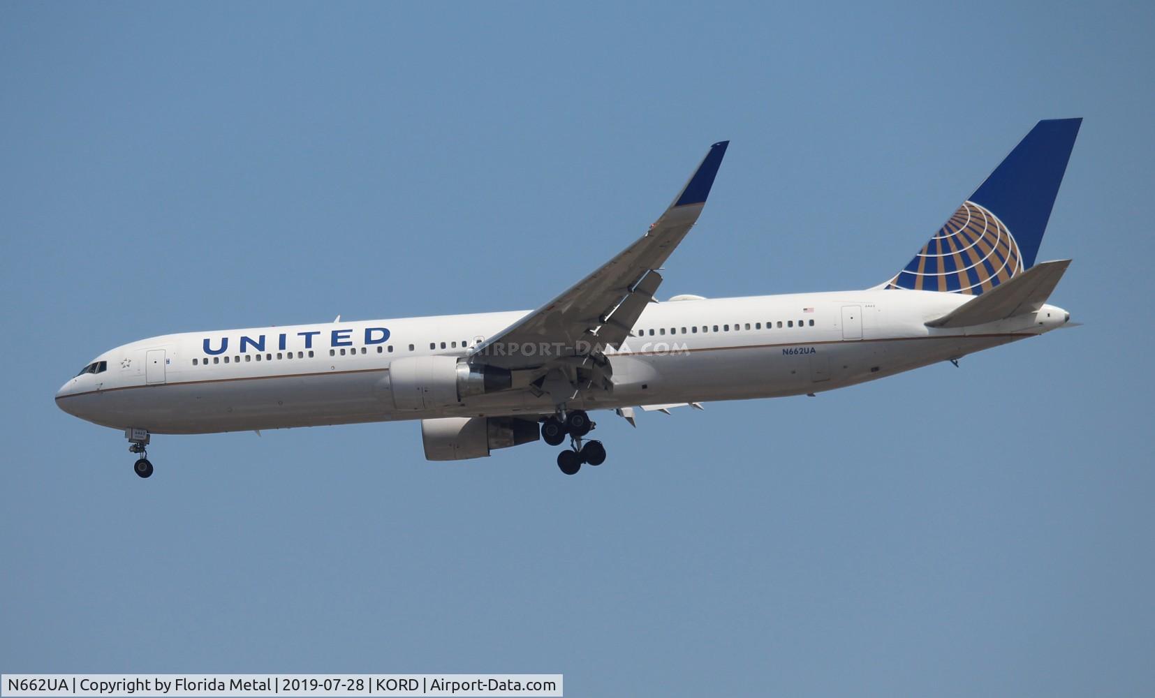 N662UA, 1993 Boeing 767-322 C/N 27159, UAL 763 zx ZRH/LSZH-ORD