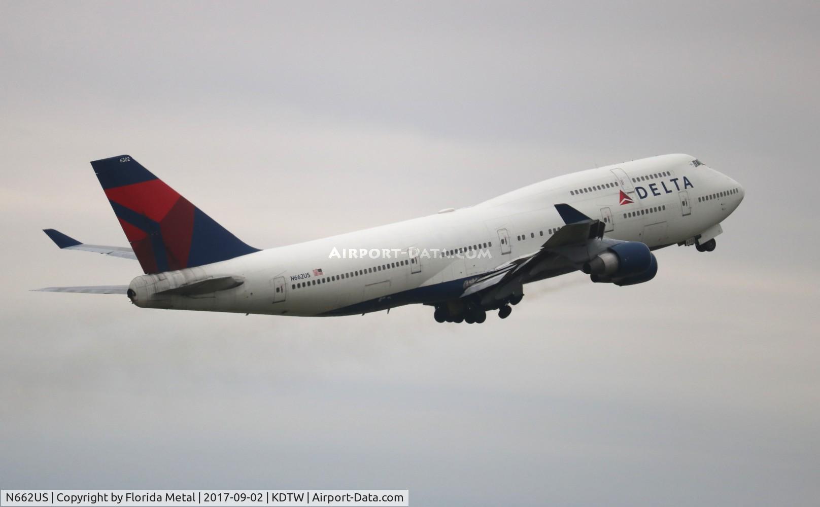N662US, 1988 Boeing 747-451 C/N 23720, DAL 744 zx DTW-RJAA /NRT
