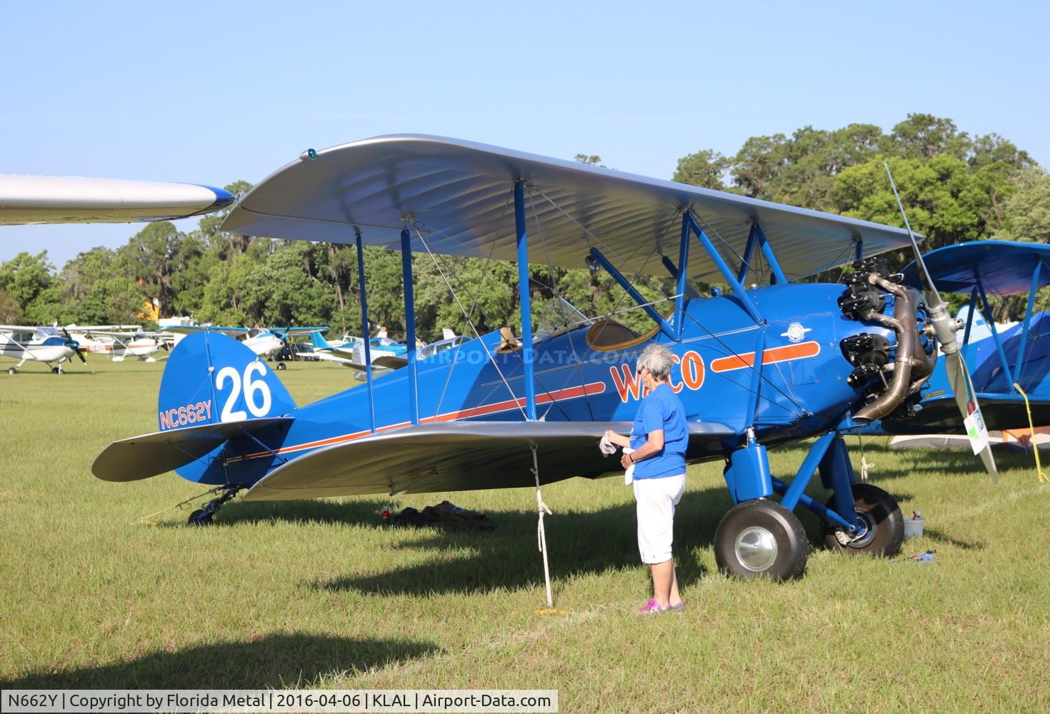 N662Y, Waco ASO C/N 3228, Sun N Fun 2016 zx LAL