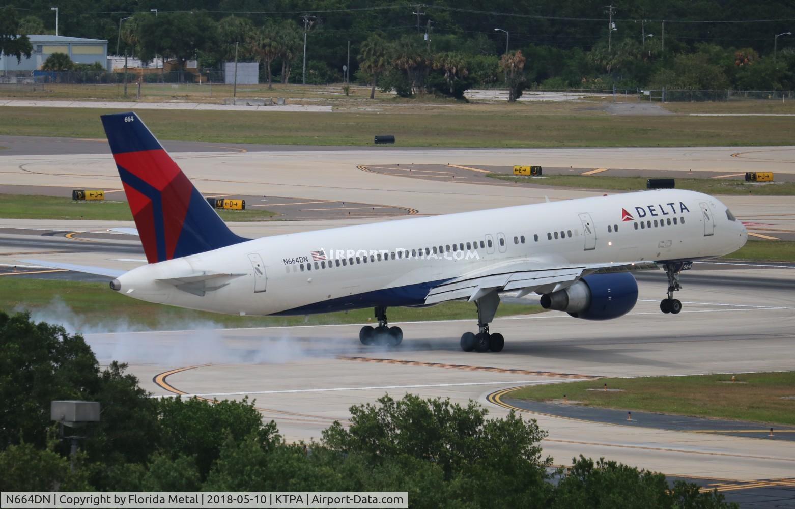 N664DN, 1991 Boeing 757-232 C/N 25012, DAL 752 zx ATL-TPA