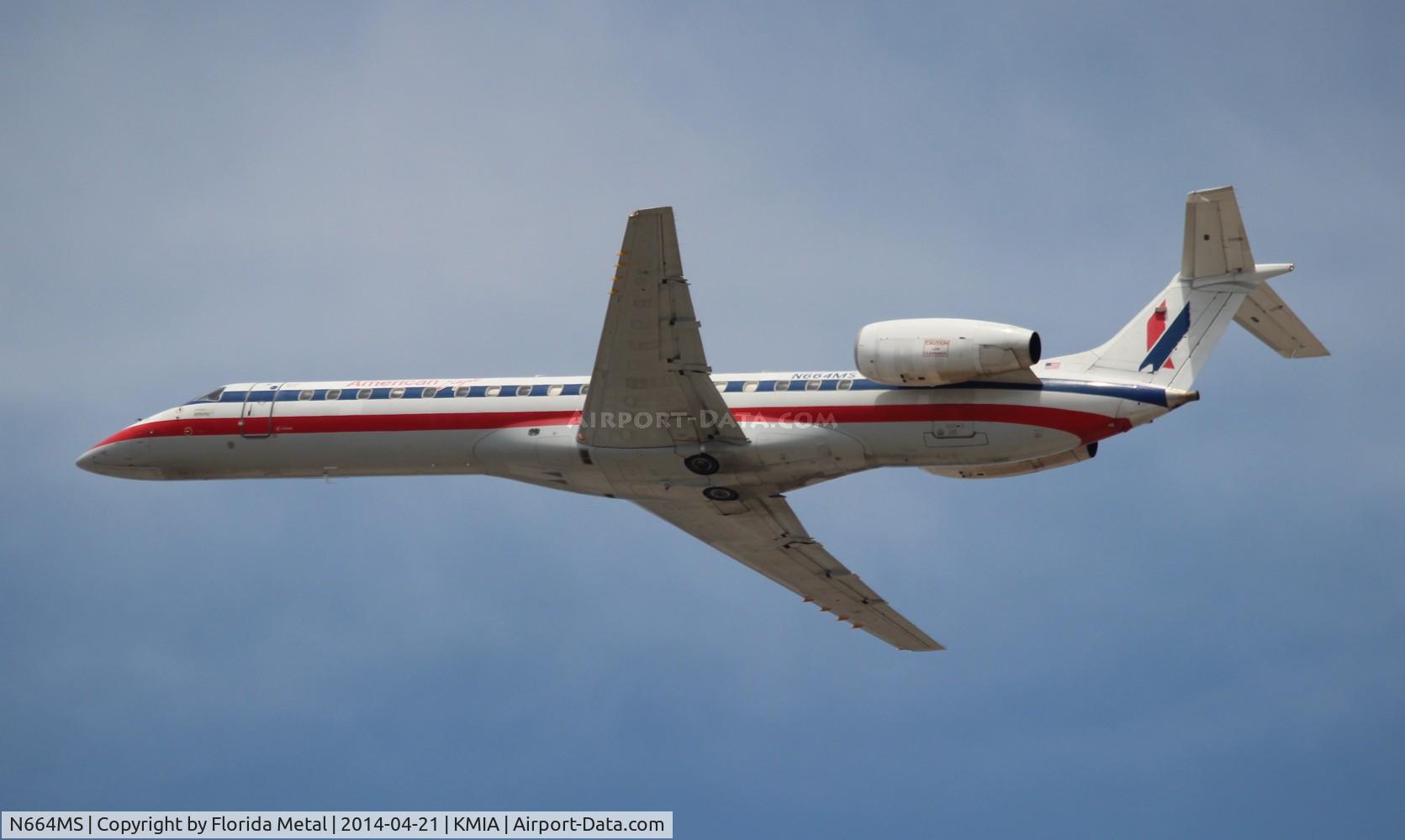 N664MS, 2004 Embraer ERJ-145LR (EMB-145LR) C/N 145779, ENY/AE E145 zx MIA-PNS