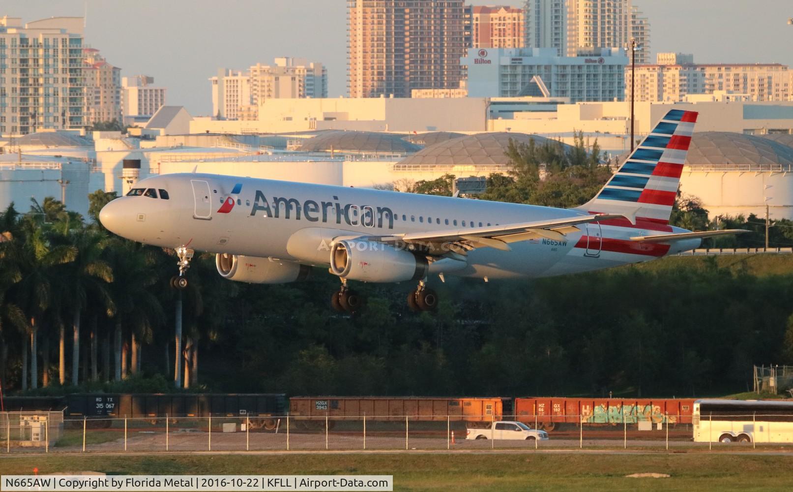 N665AW, 2001 Airbus A320-232 C/N 1644, AAL A320 zx PHX-FLL