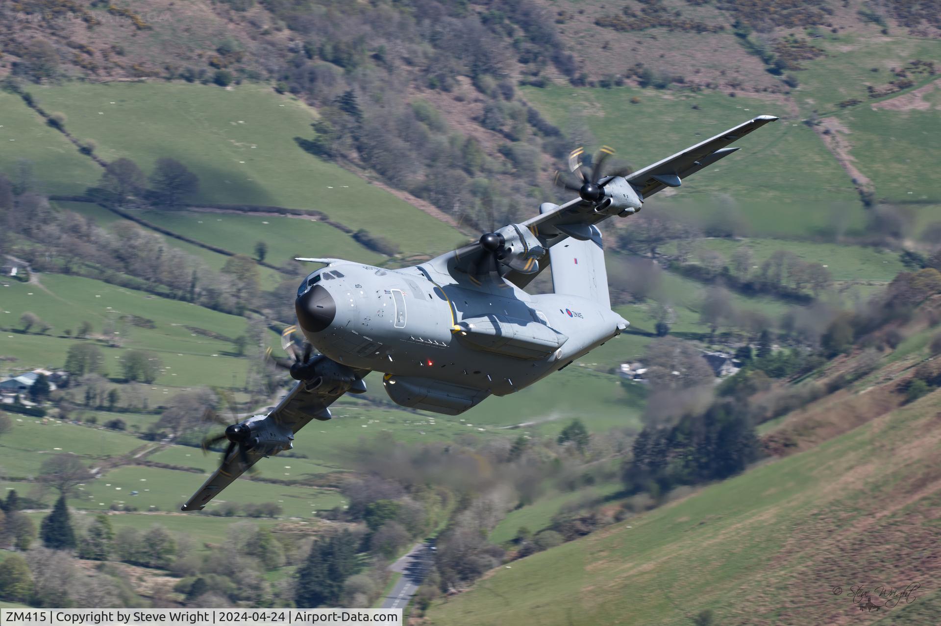 ZM415, 2016 Airbus A400M-180 Atlas C.1 C/N 052, Bwlch Oerdrws Mach Loop. Wales UK