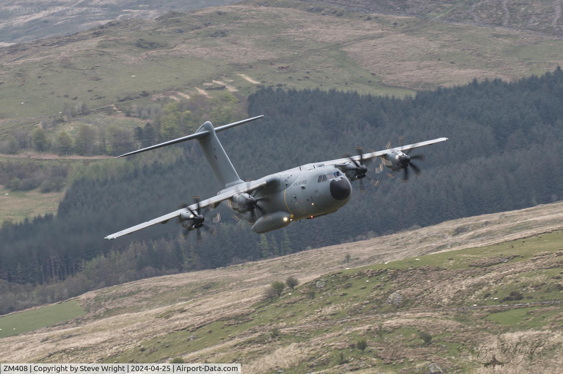 ZM408, 2015 Airbus A400M Atlas C.1 C/N 027, Cad West Mach Loop, Wales UK
