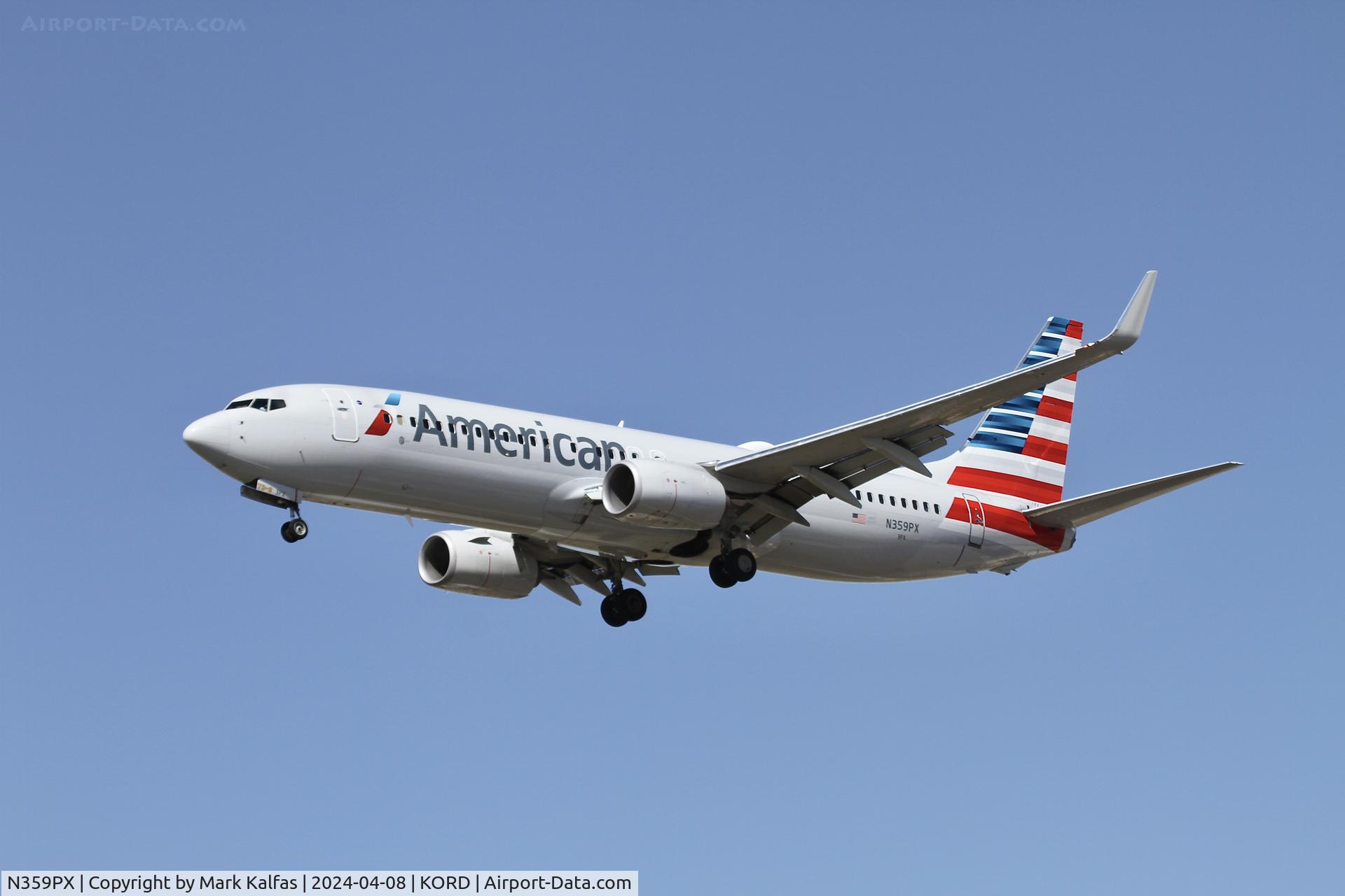 N359PX, 2017 Boeing 737-823 C/N 31280, B738 American Airlines Boeing 737-823 N359PX AAL1339 SRQ-ORD