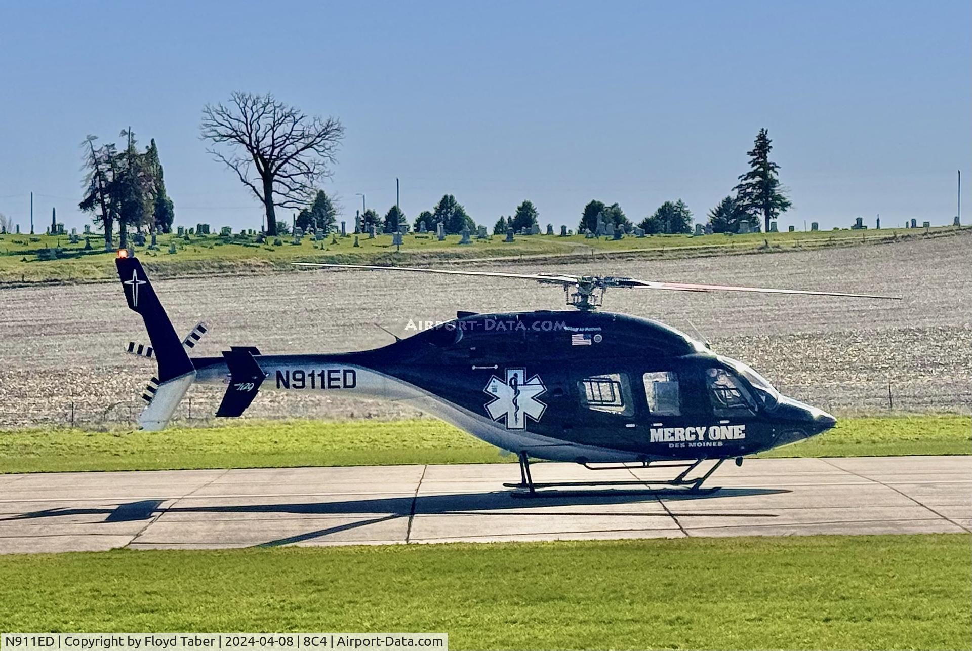 N911ED, Bell 429 GlobalRanger C/N 57006, Sitting on 29