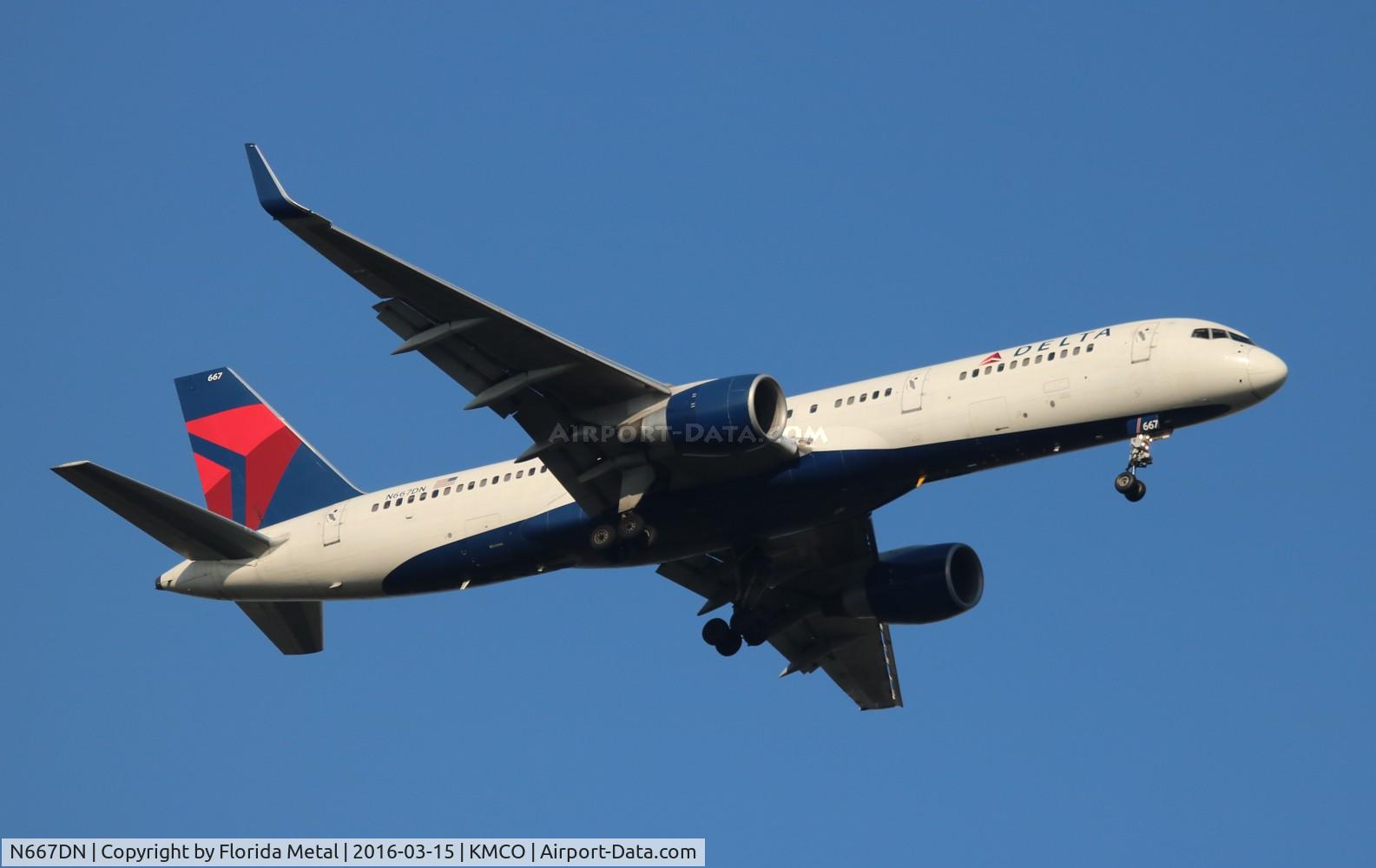 N667DN, 1991 Boeing 757-232 C/N 25035, DAL 752 zx MSP-MCO