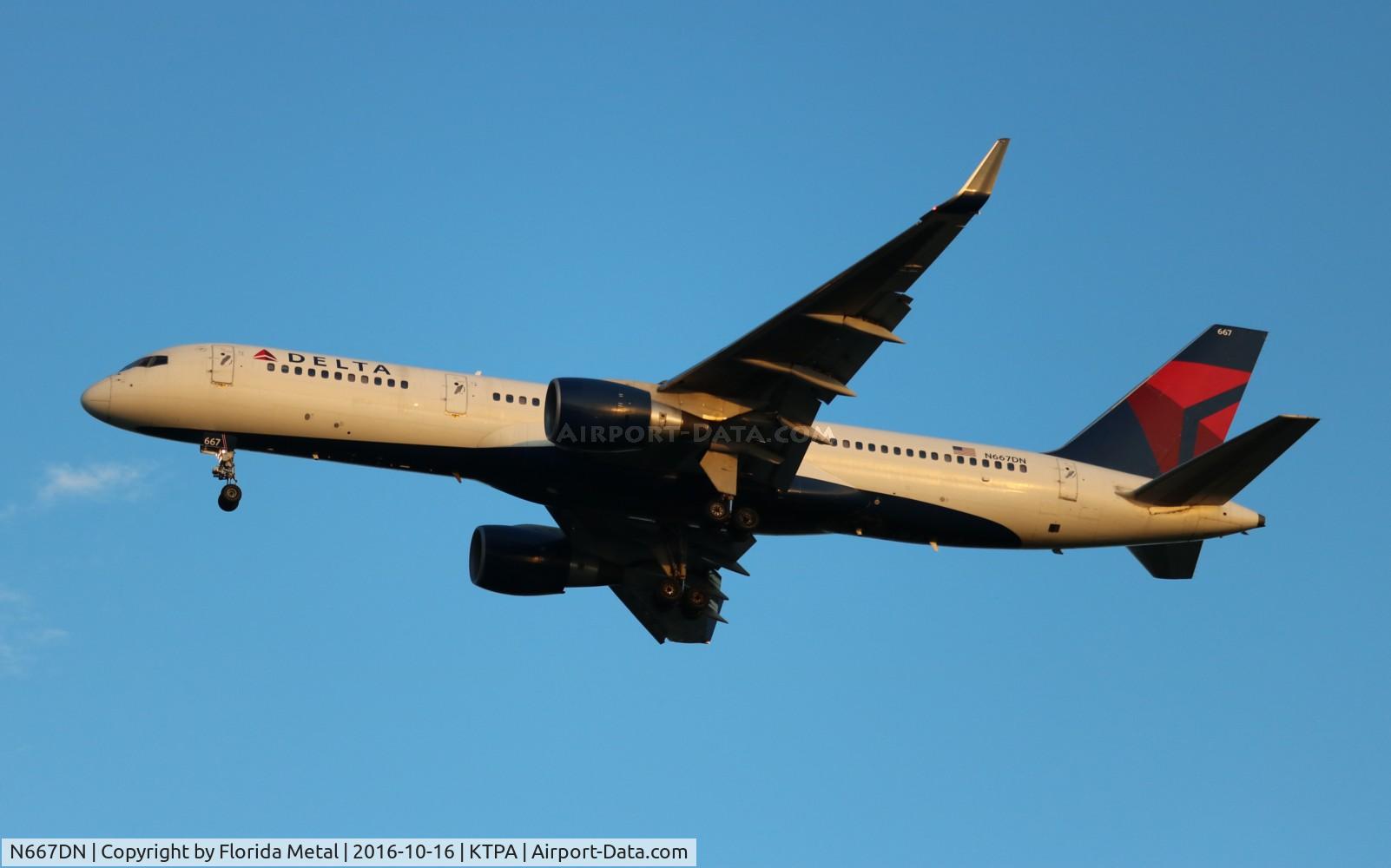 N667DN, 1991 Boeing 757-232 C/N 25035, DAL 752 zx DTW-TPA