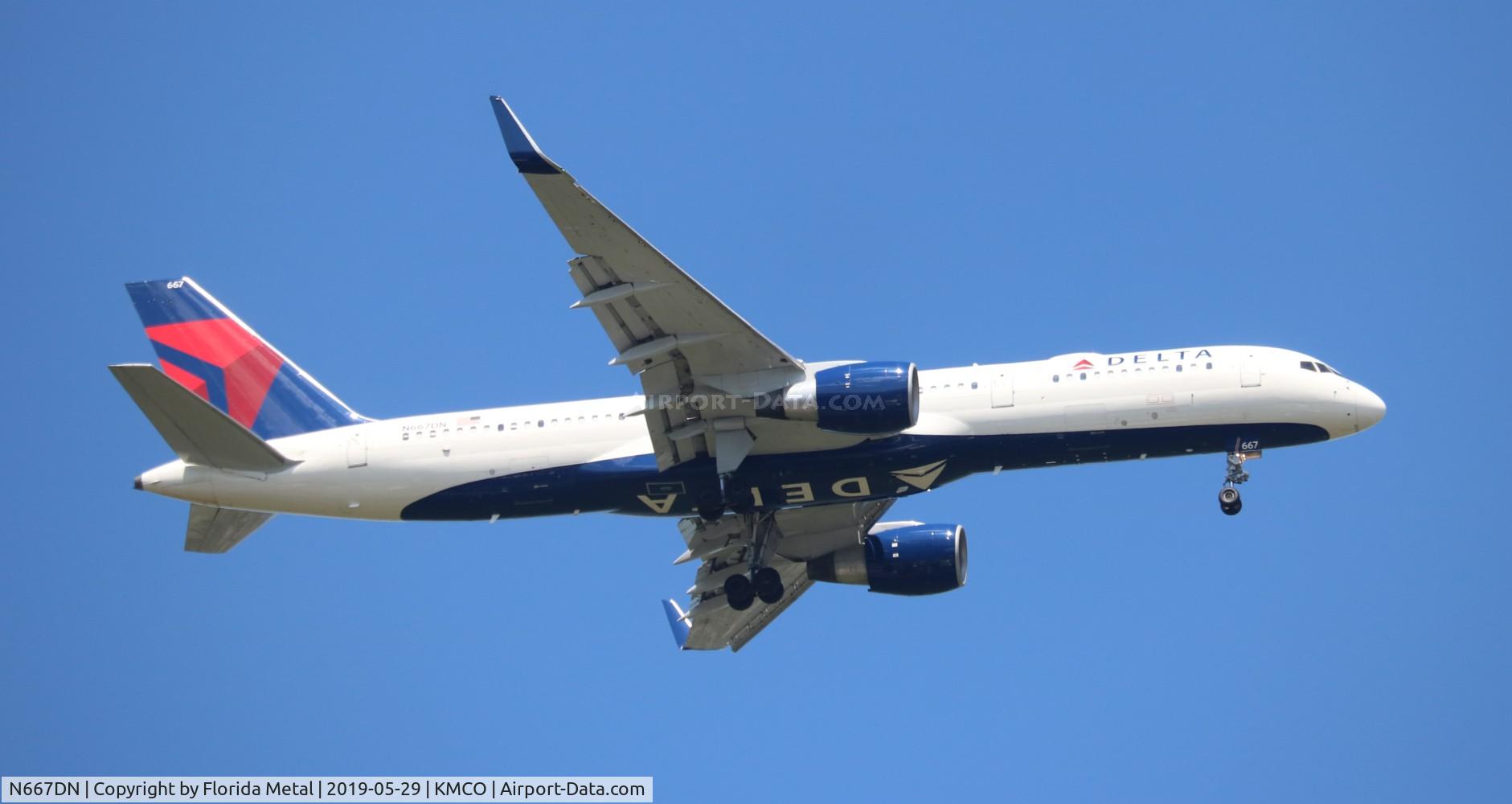 N667DN, 1991 Boeing 757-232 C/N 25035, DAL 752 zx ATL-MCO