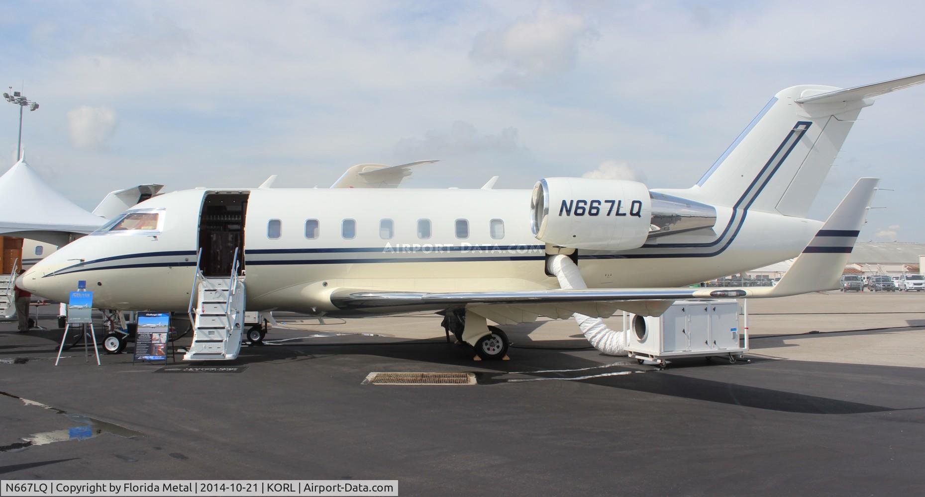 N667LQ, 1997 Canadair Challenger 604 (CL-600-2B16) C/N 5324, NBAA 2014 zx