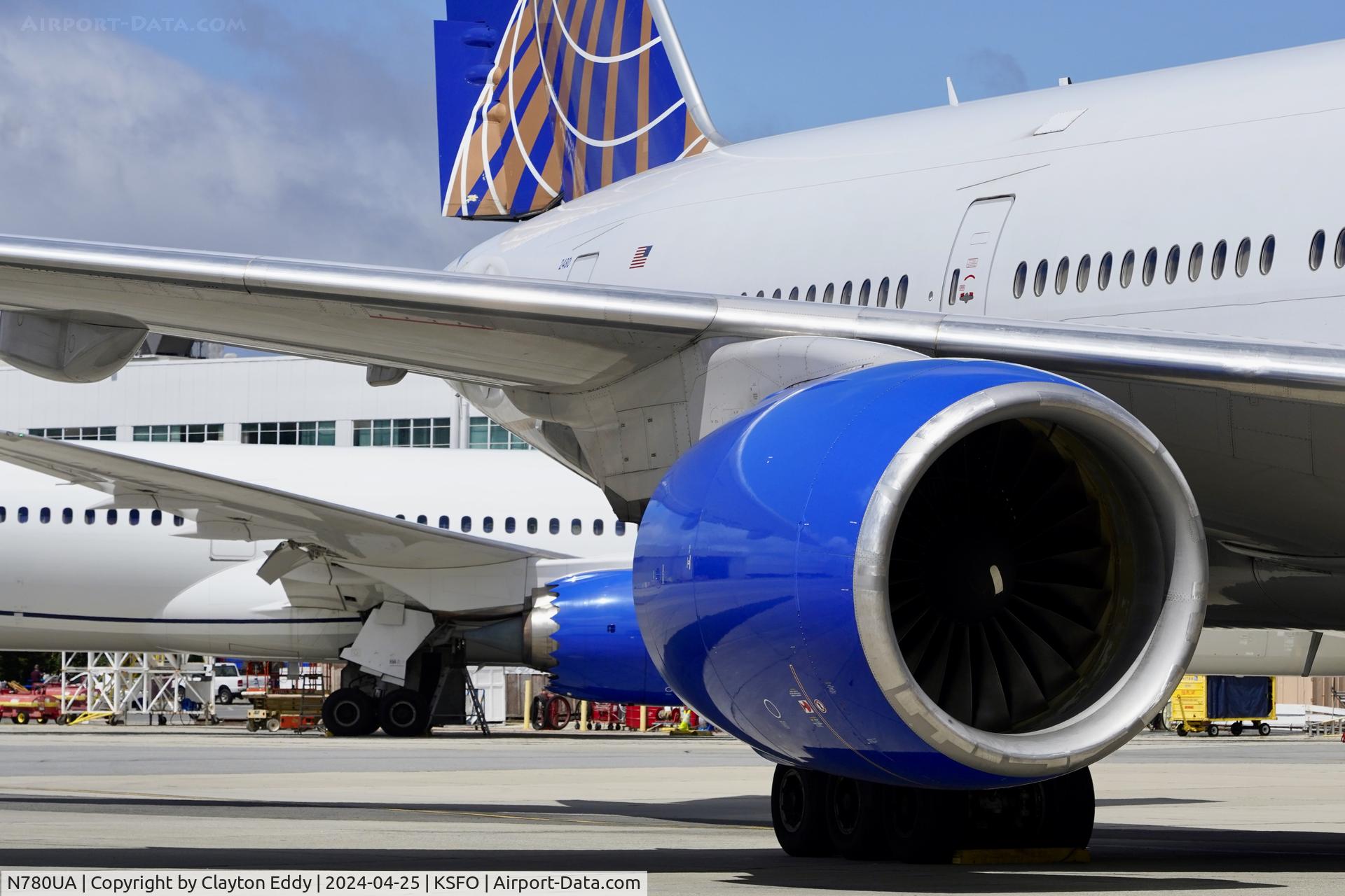 N780UA, 1996 Boeing 777-222 C/N 26944, SFO 2024.