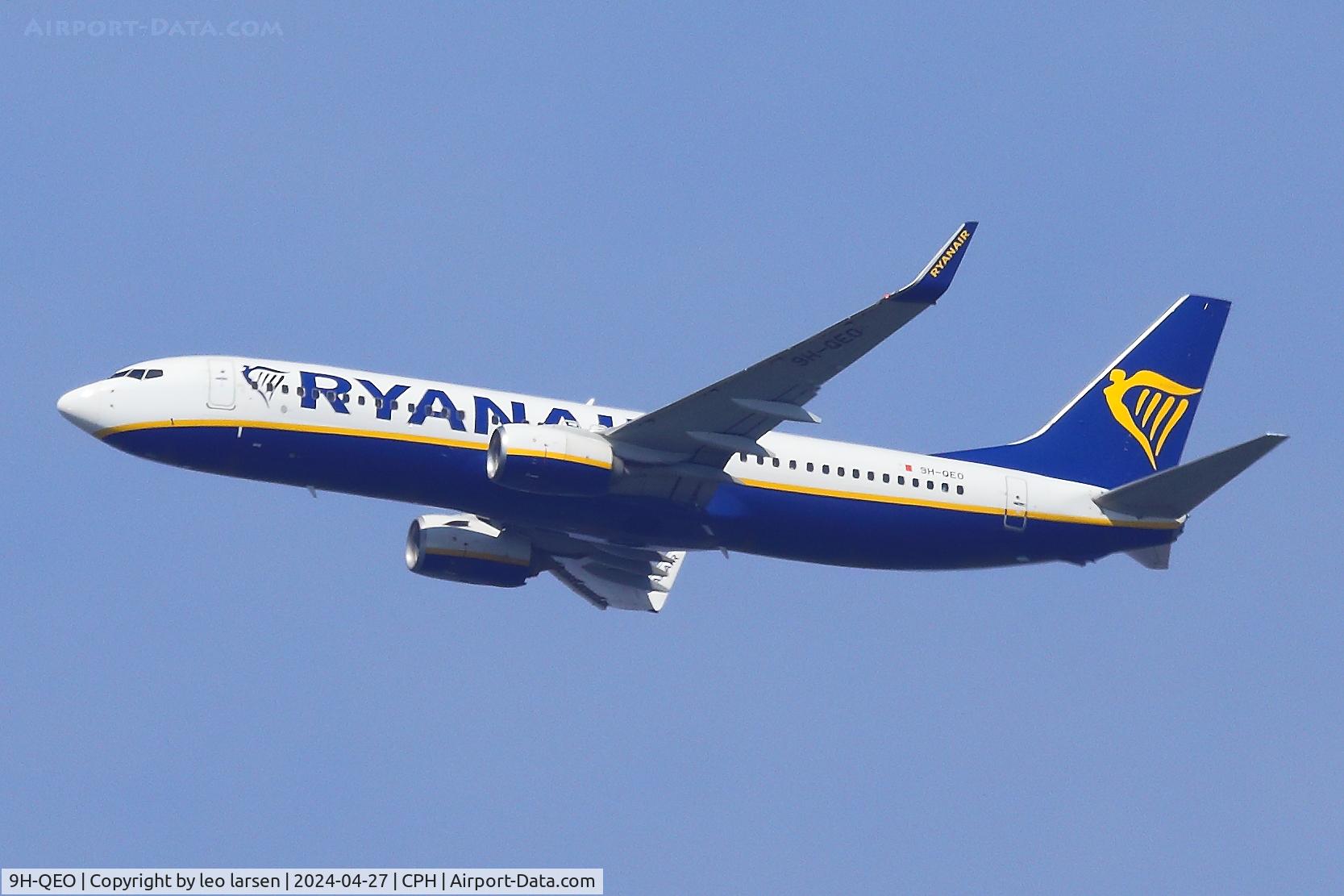 9H-QEO, 2018 Boeing 737-8AS C/N 44838, Copenhagen 27.4.2024