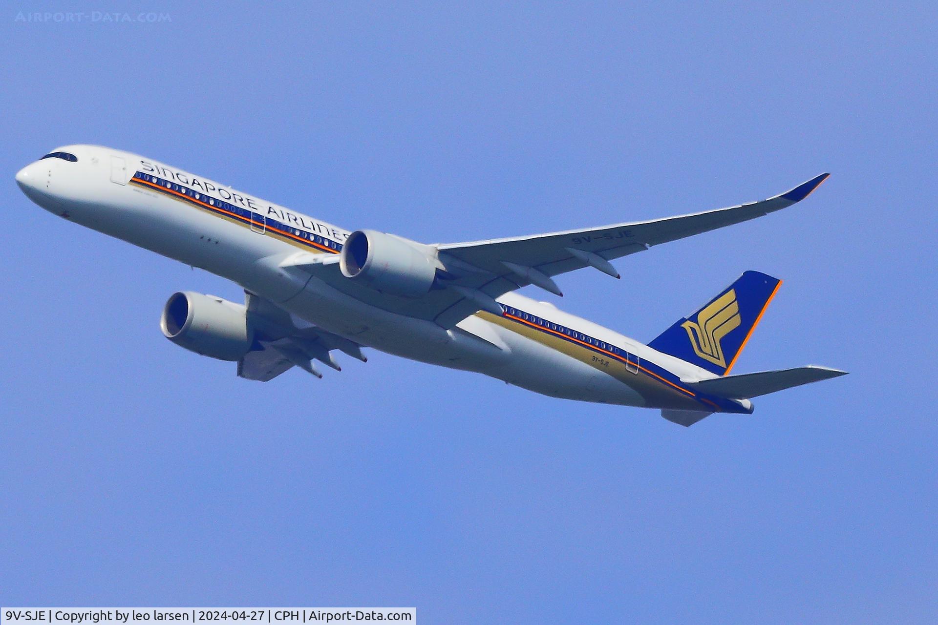 9V-SJE, 2021 Airbus A350-941 C/N 460, Copenhagen 27.4.2024