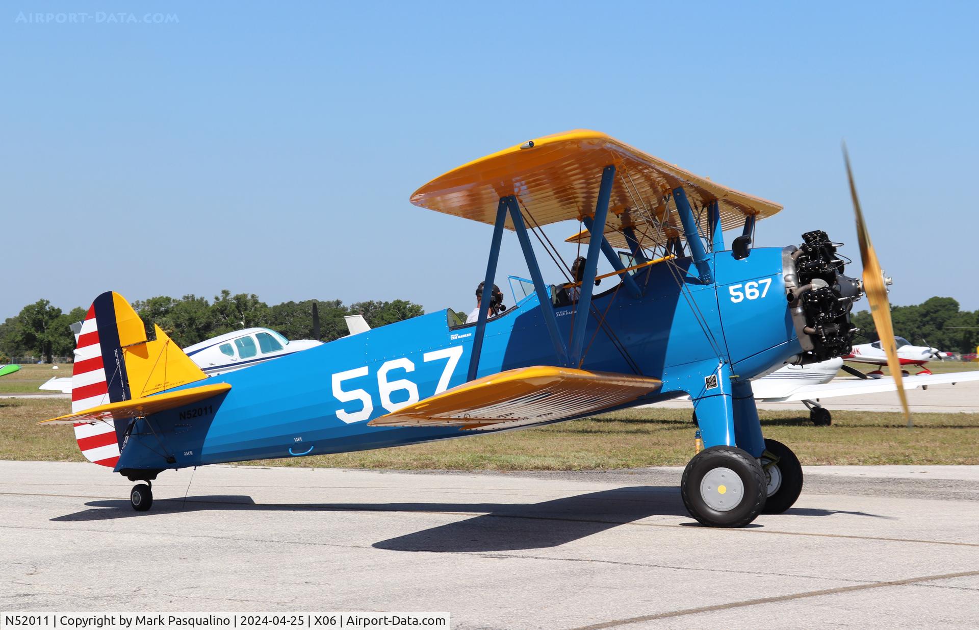 N52011, 1941 Boeing A75N1(PT17) C/N 75-2326, Stearman