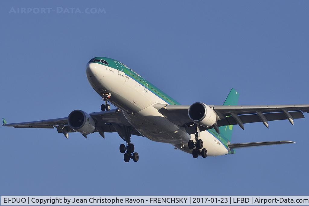 EI-DUO, 2007 Airbus A330-202 C/N 841, St. Columba / Colum	Aer Lingus
