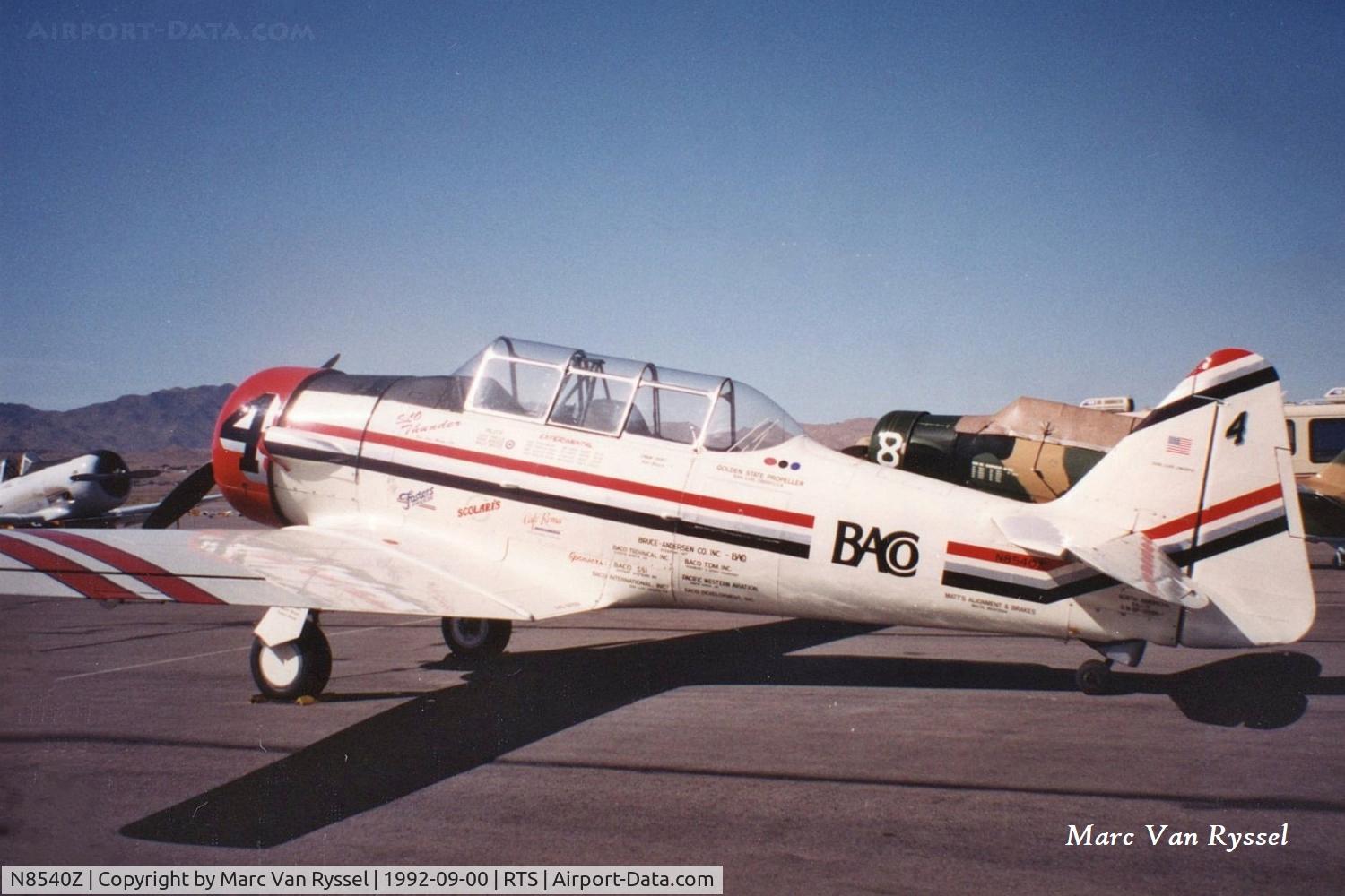 N8540Z, 1988 North American SNJ-5 Texan C/N 88-13585-1, #4  