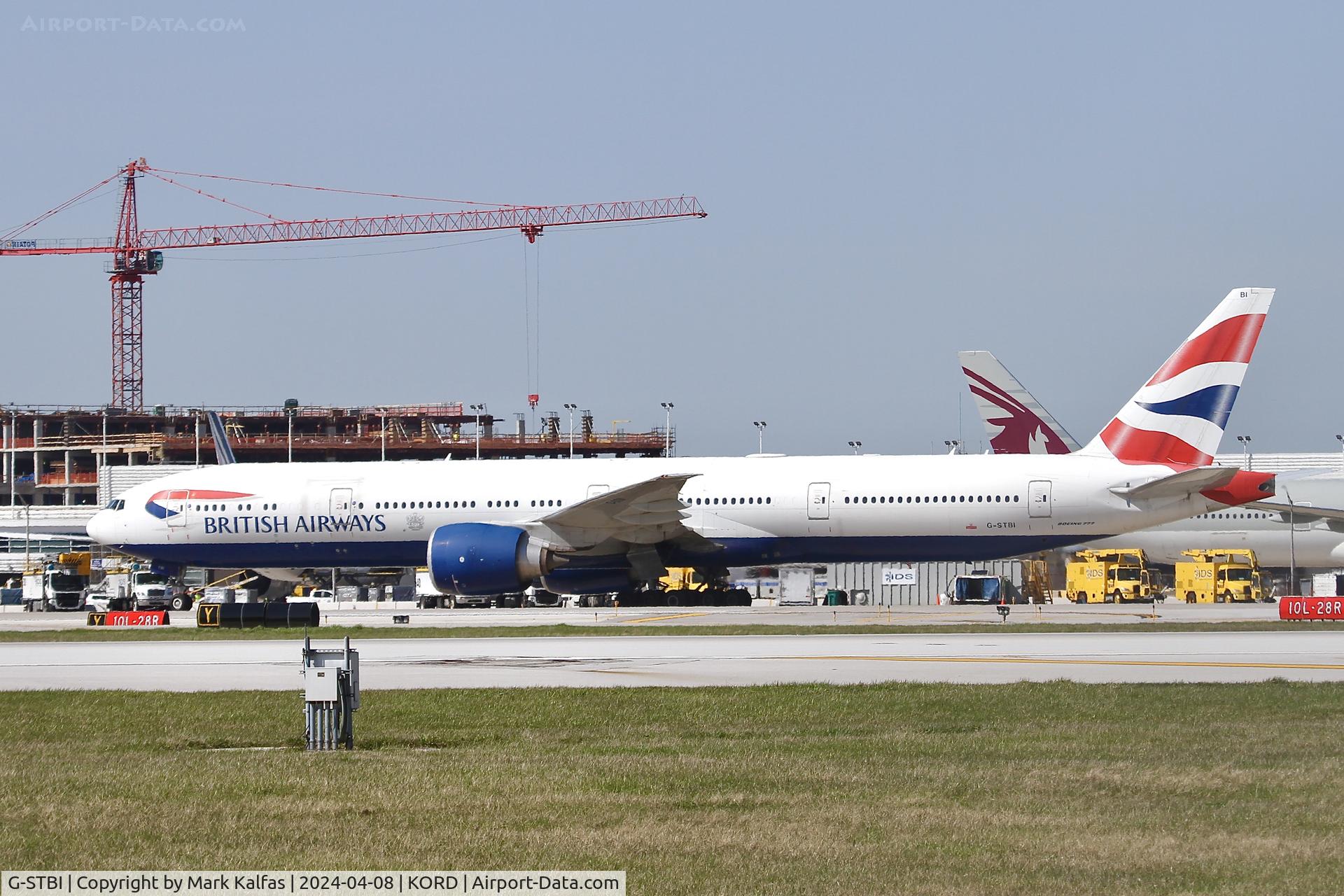 G-STBI, 2013 Boeing 777-336/ER C/N 43702, B77W British Airways Boeing 777-336(ER) G-STBI at KORD
