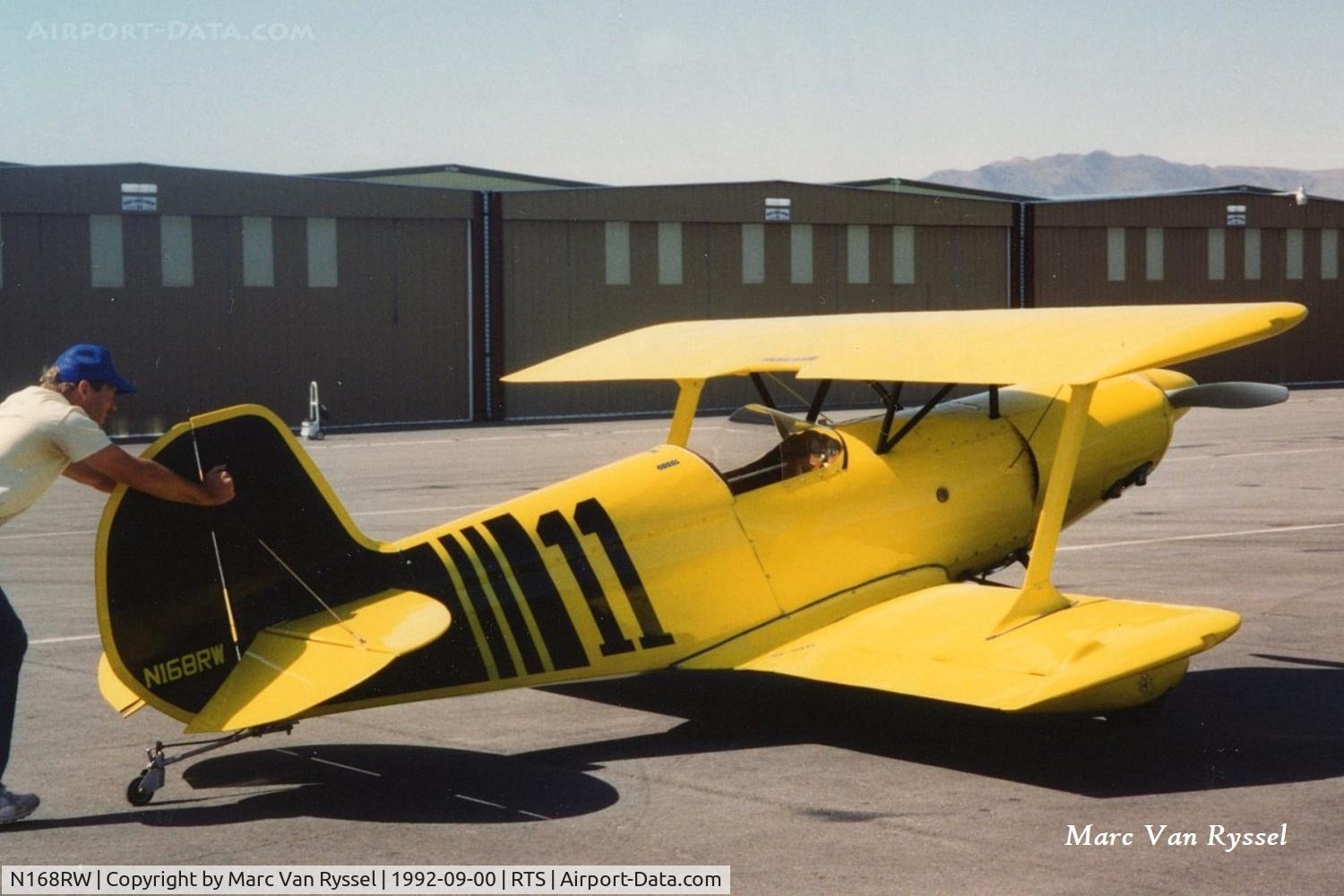 N168RW, Smith DSA-1 Miniplane C/N RW1, #11  N168RW was flown by Charles Chambers at the Reno Air Races in september 1992.
