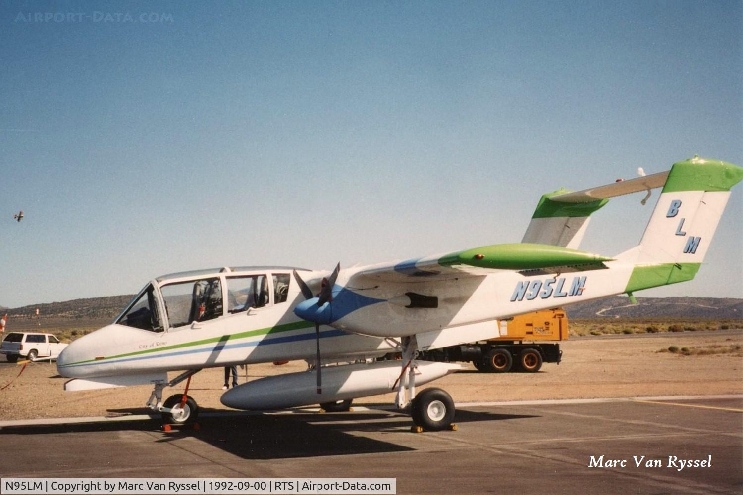 N95LM, North American OV-10A Bronco C/N 305-20 (67-14612), At the Reno Air Races in sept.1992.
