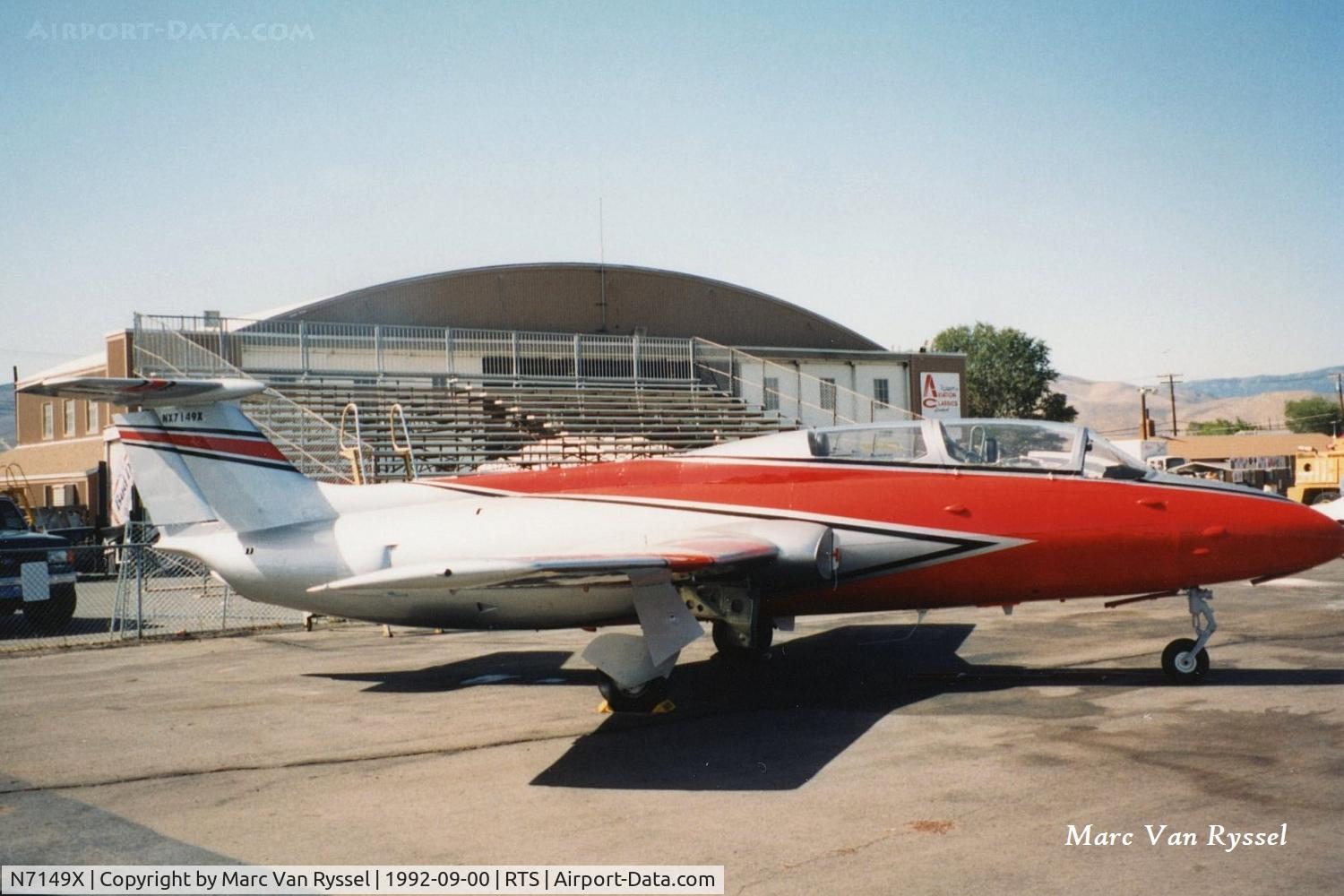 N7149X, 1965 Aero L-29 Delfin C/N 591322, At the Reno Air Races in sept.1992.