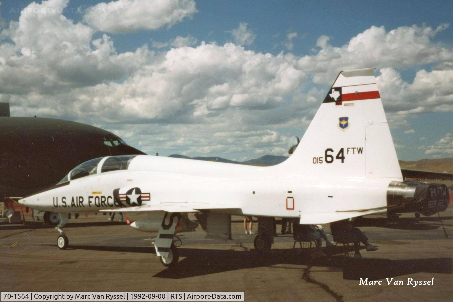 70-1564, 1970 Northrop T-38A Talon C/N T.6254, At The Reno Air Races in sept.1992.