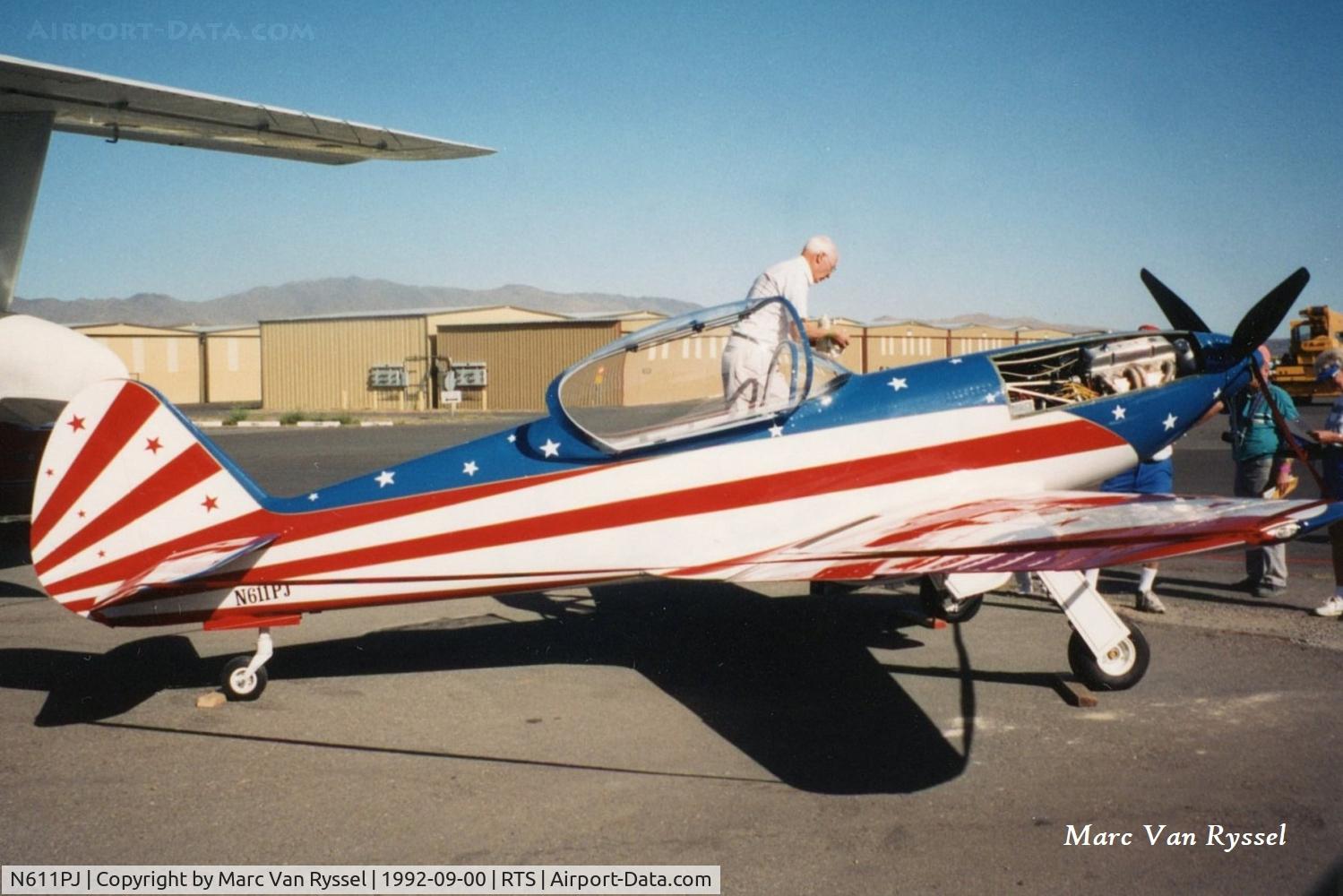 N611PJ, 1992 Prowler Aviation Inc JAGUAR C/N 10092, N611PJ at Reno Stead in sept.1992.
