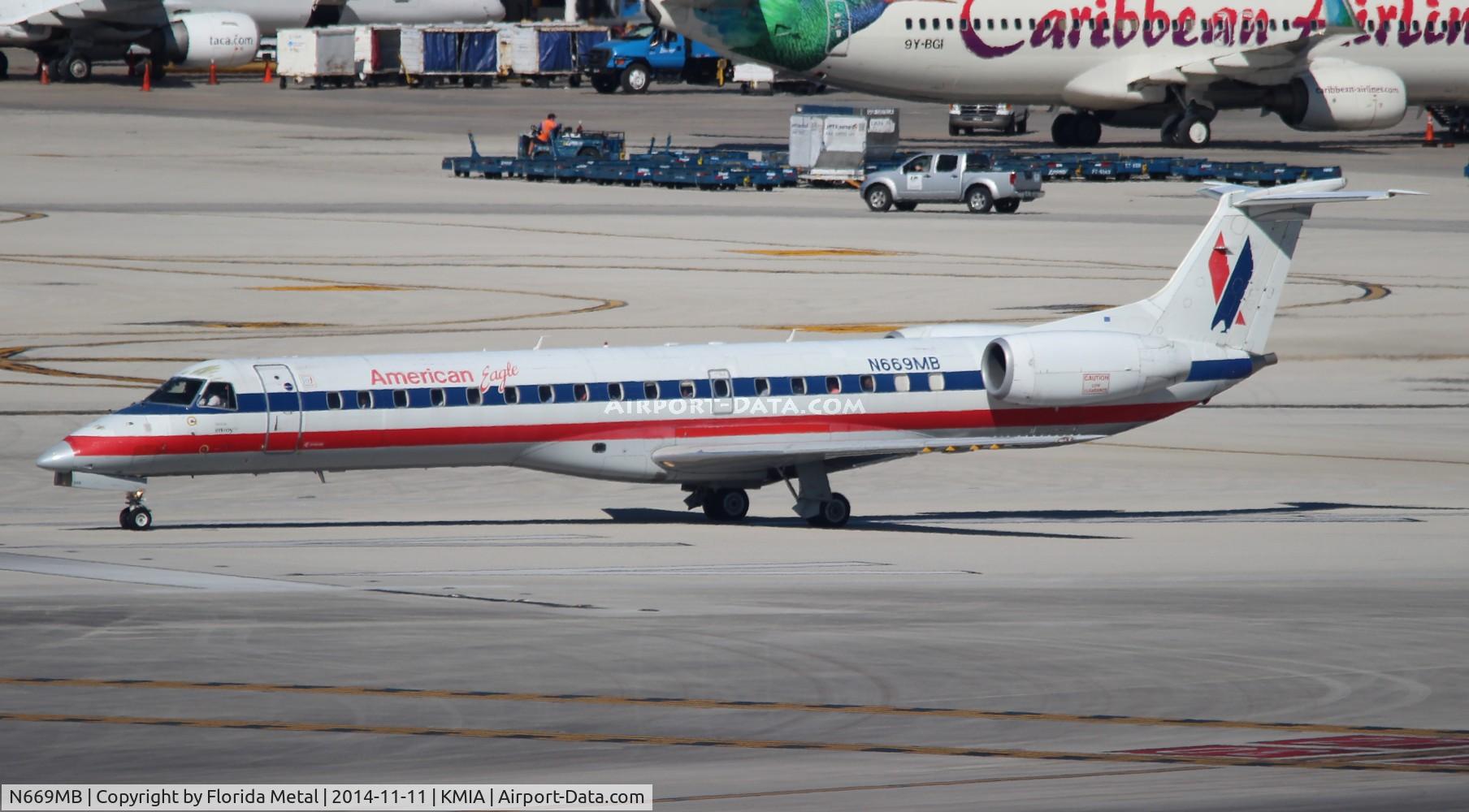 N669MB, 2004 Embraer ERJ-145LR (EMB-145LR) C/N 145788, ENY/AE E145 oc zx MIA-EYW