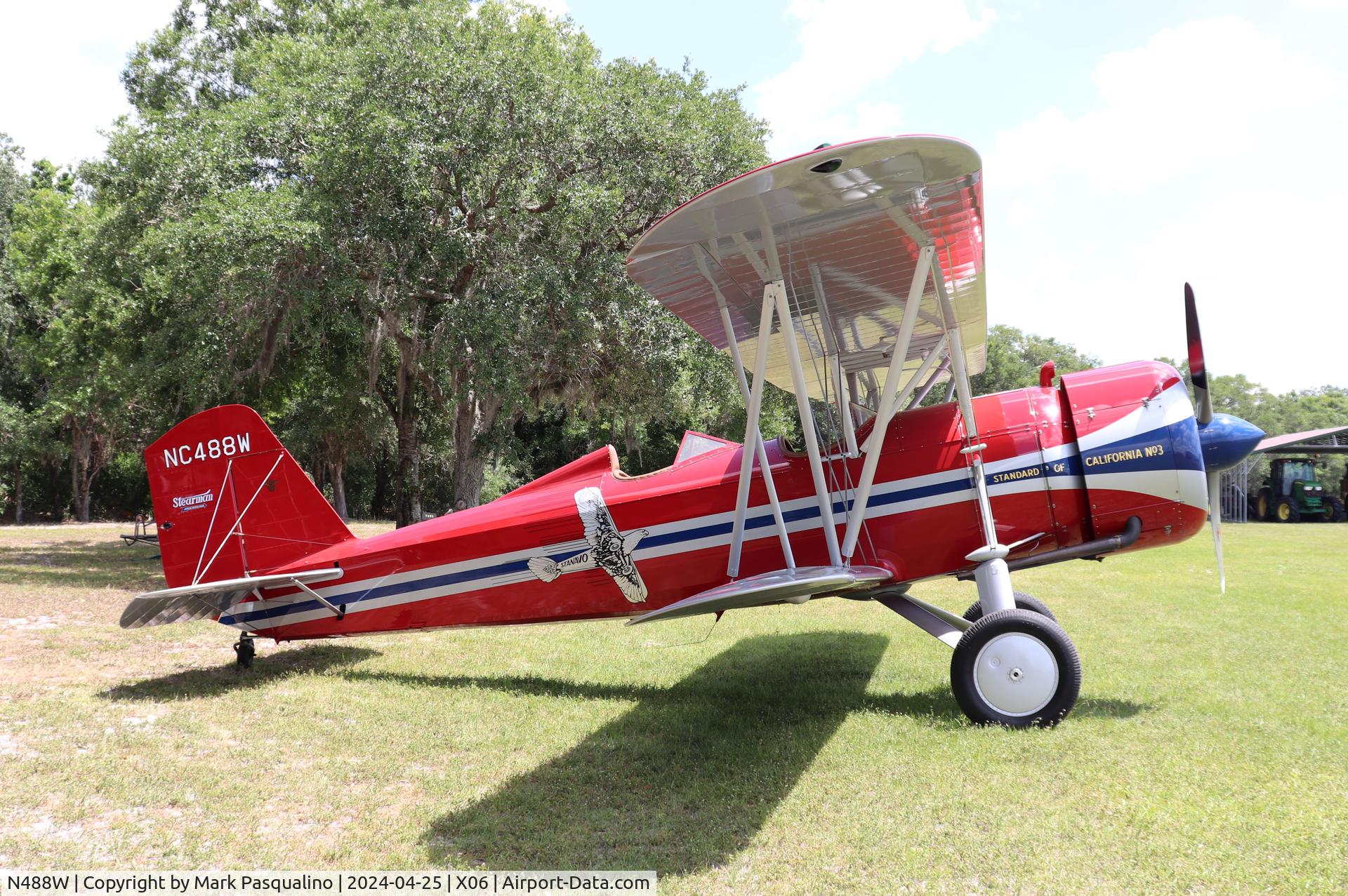 N488W, Stearman 4-CM-1 Senior Speedmail C/N 4036, Stearman 4-cm-1 Senior Speedmail