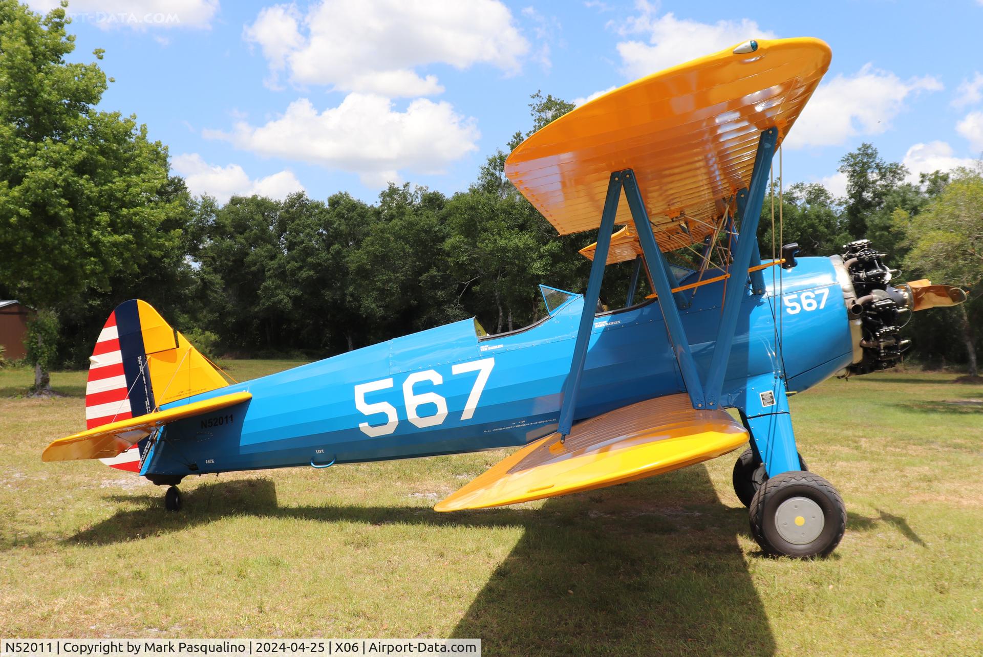 N52011, 1941 Boeing A75N1(PT17) C/N 75-2326, Stearman
