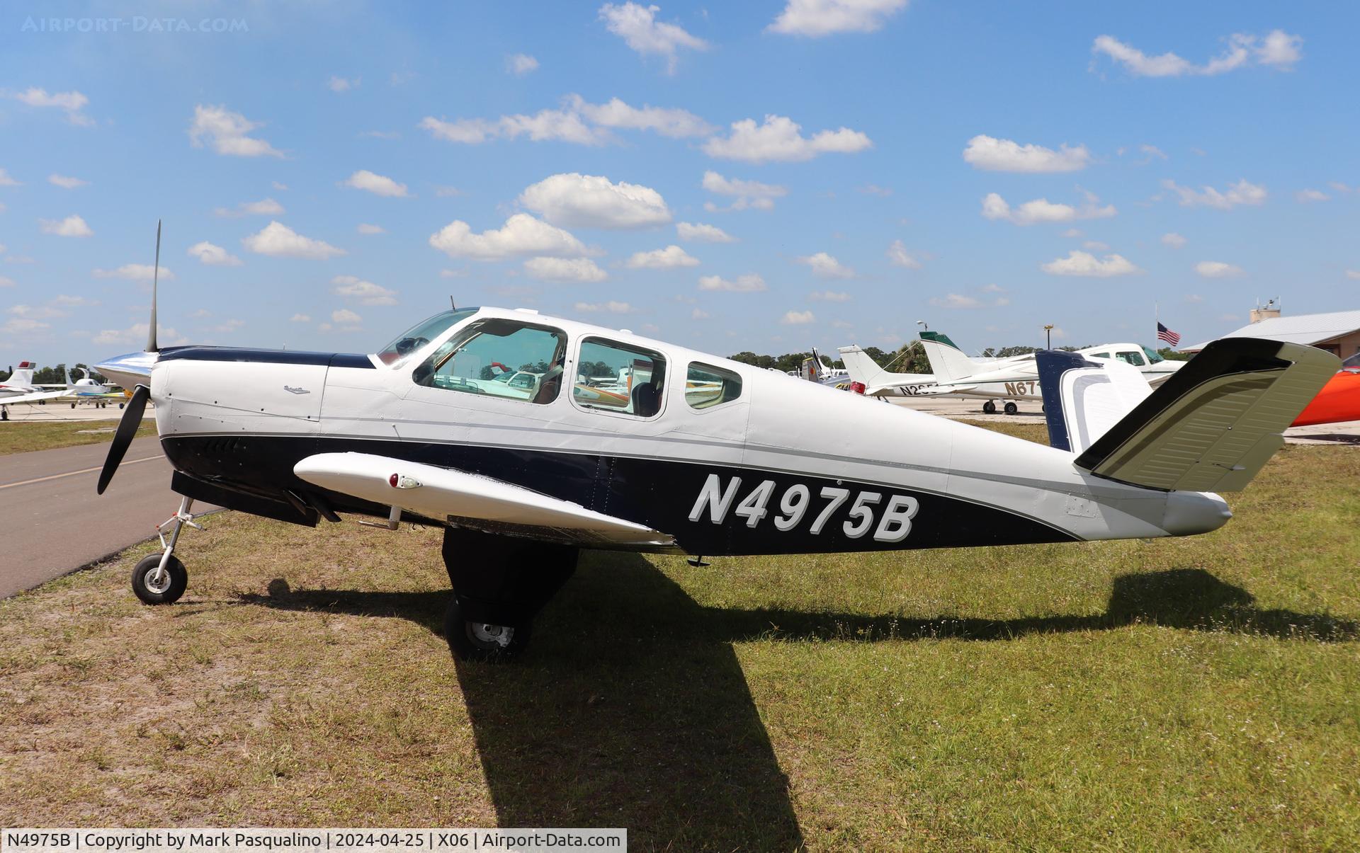 N4975B, 1958 Beech J35 Bonanza C/N D-5567, Beech J35