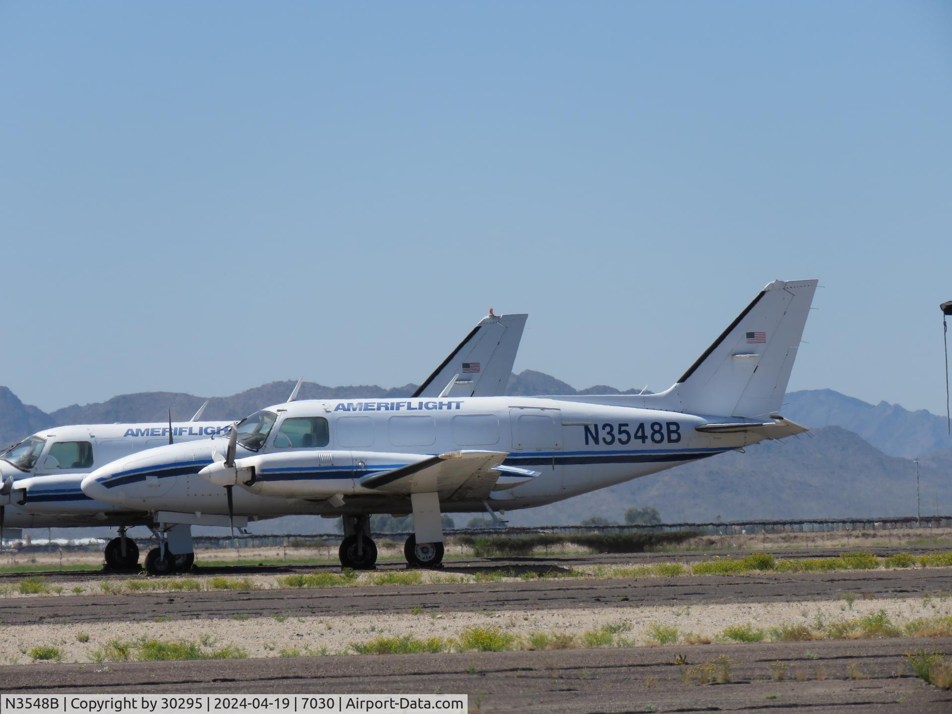 N3548B, 1979 Piper PA-31-350 Chieftain C/N 31-8052025, Stored