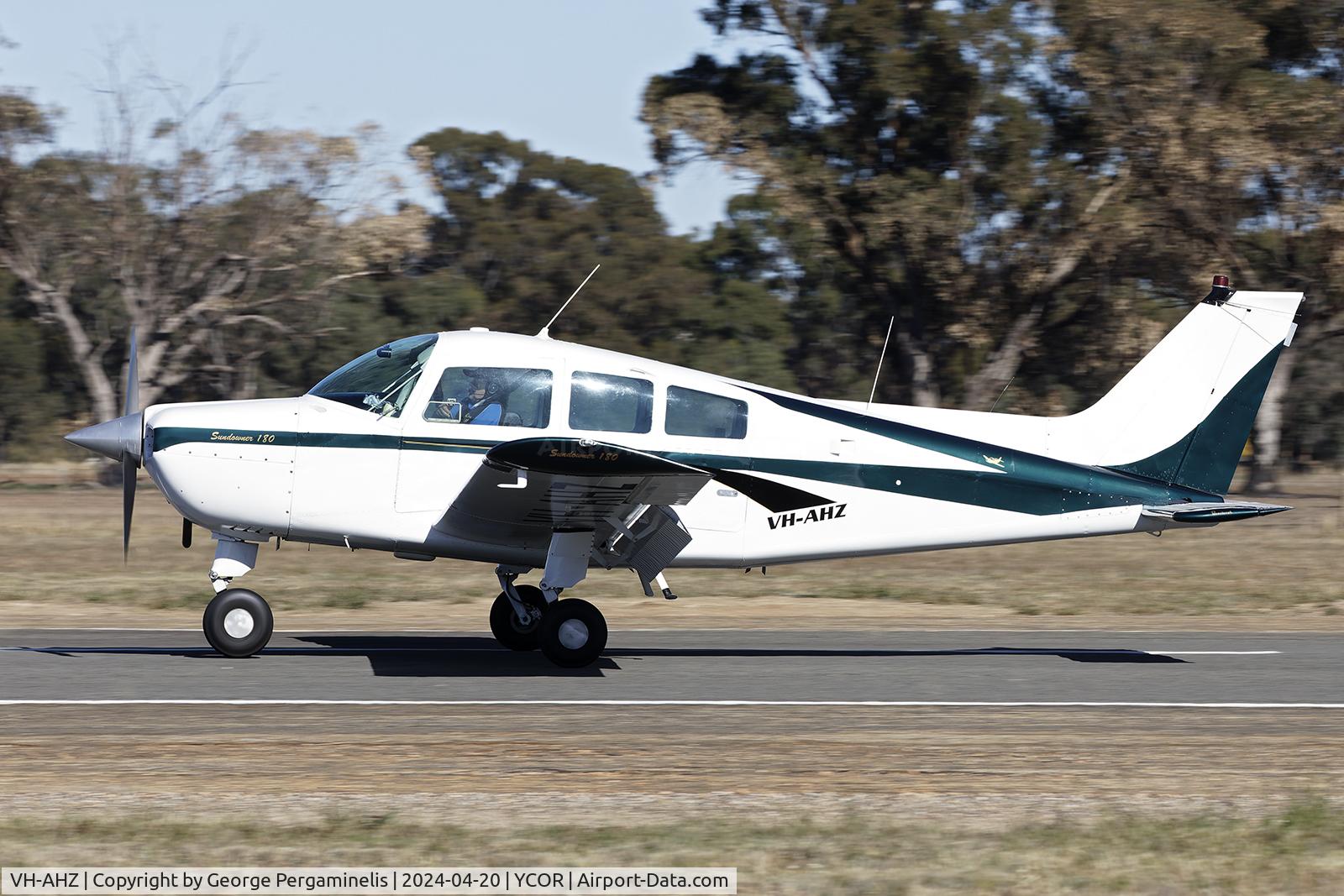 VH-AHZ, 1975 Beech C23 Sundowner 180 Sundowner 180 C/N M-1725, Antique Aeroplane Association of Australia National Fly-in 2024.