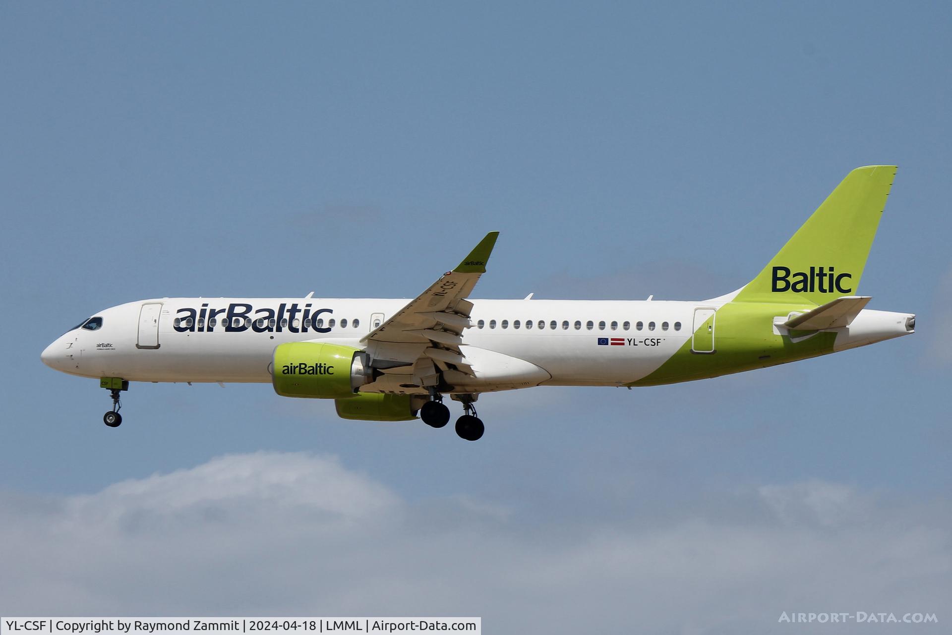 YL-CSF, 2017 Bombardier CSeries CS300 (BD-500-1A11) C/N 55008, A220 YL-CSF Air Baltic