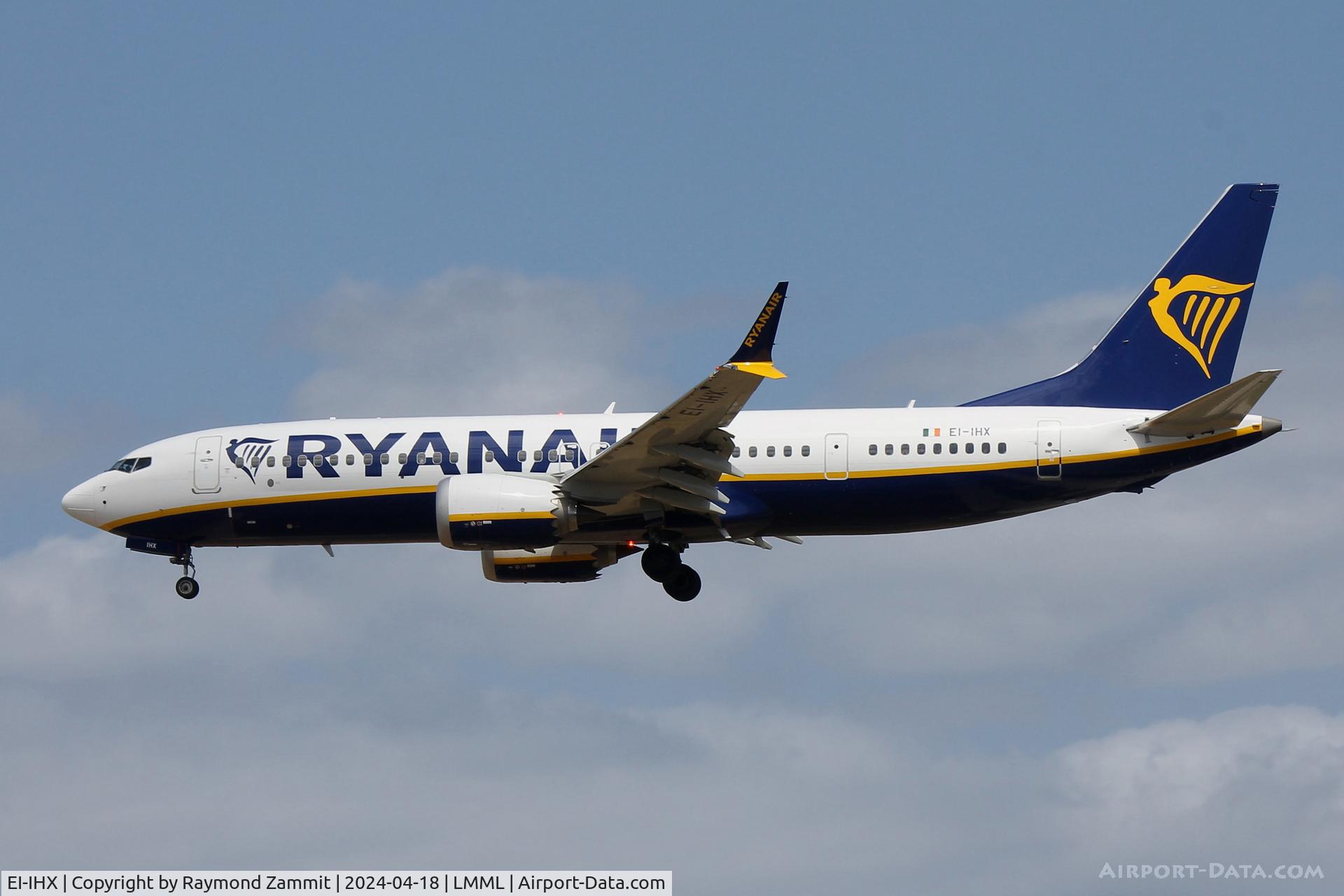 EI-IHX, Boeing 737-8 MAX C/N 67096, B737-8 MAX EI-IHX Ryanair