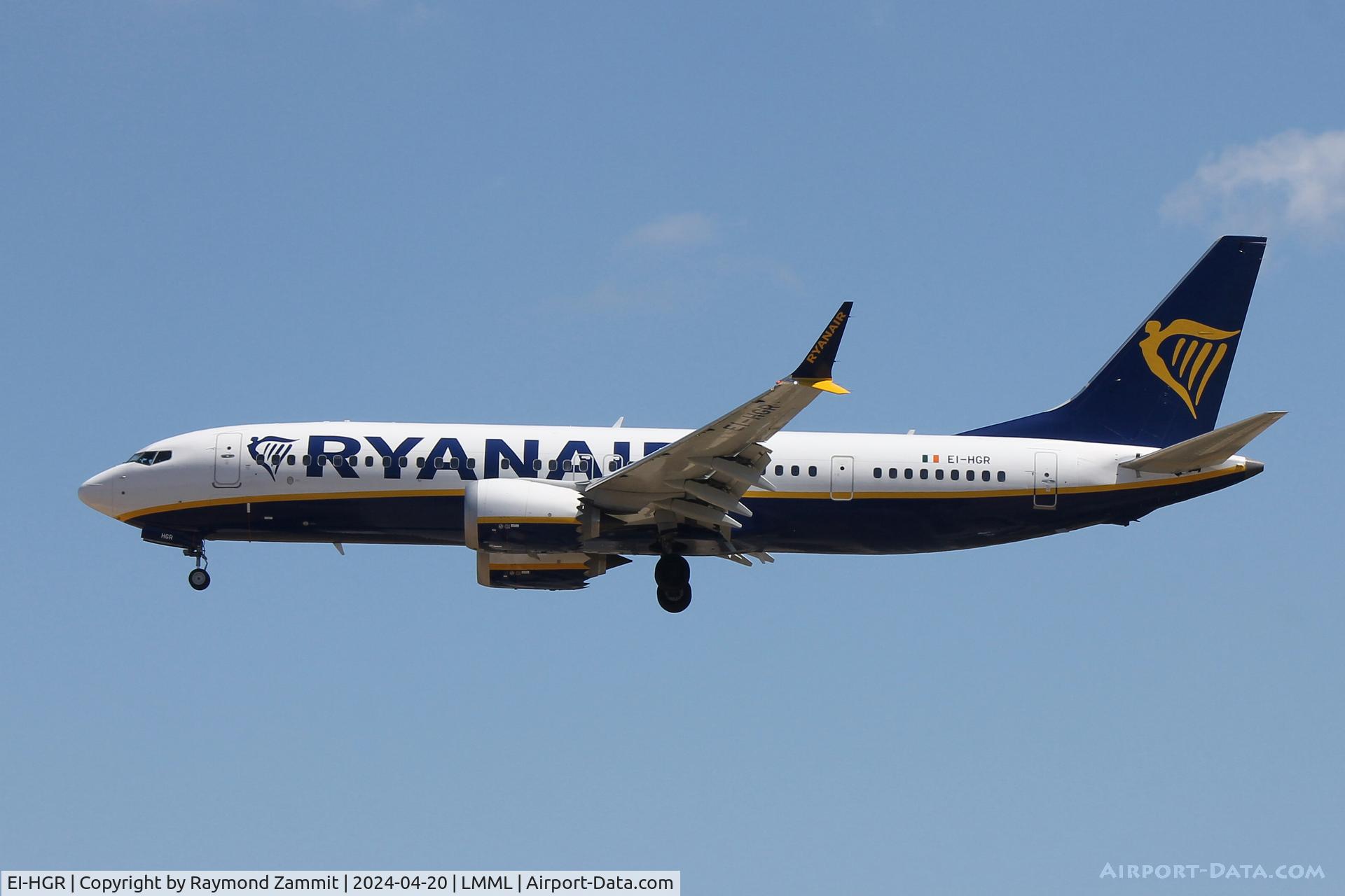 EI-HGR, 2021 Boeing 737-8200 C/N 65881, B737-8 MAX EI-HGR Ryanair