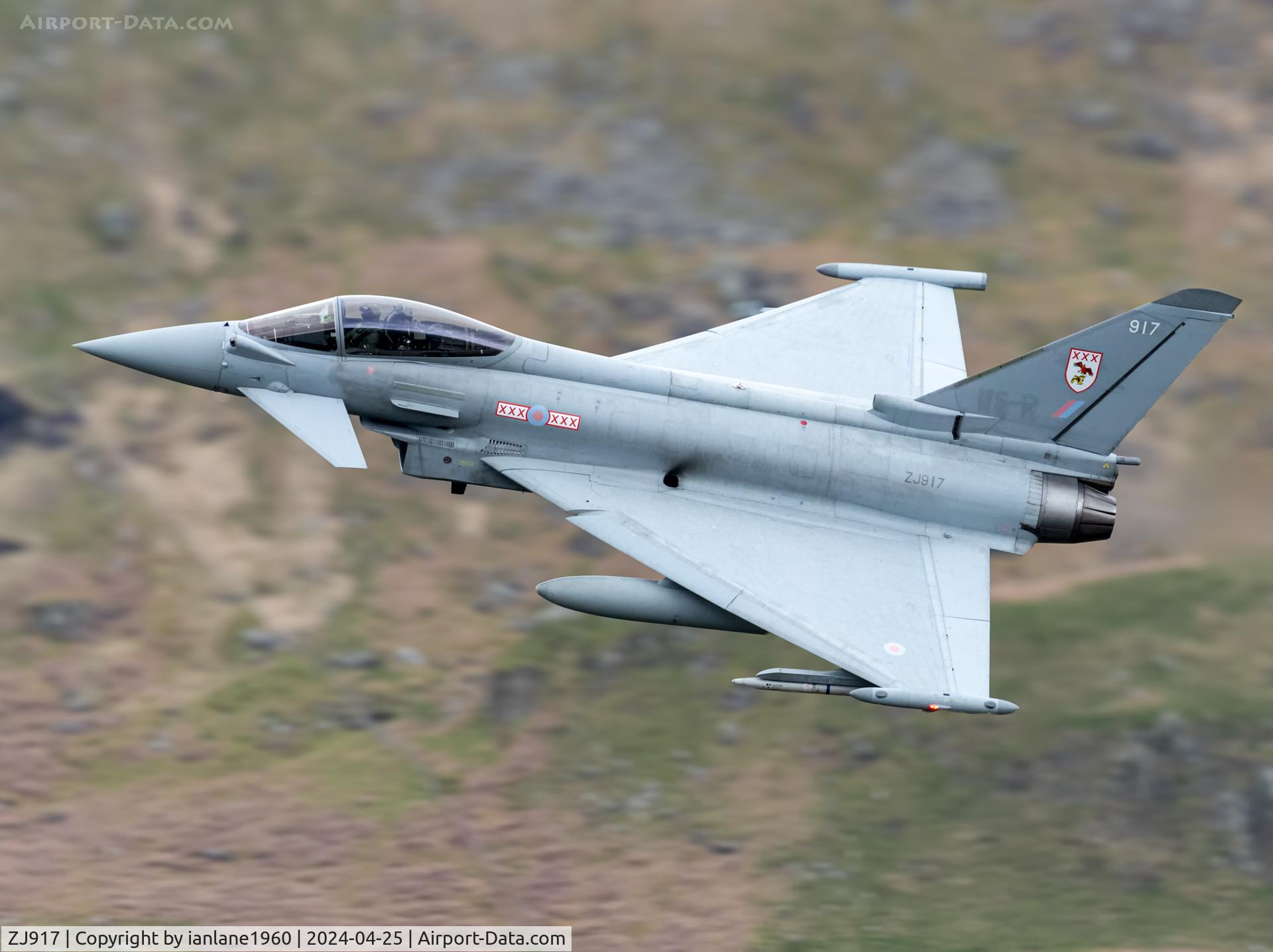 ZJ917, 2005 Eurofighter EF-2000 Typhoon FGR4 C/N 0059/BS008, LFA17